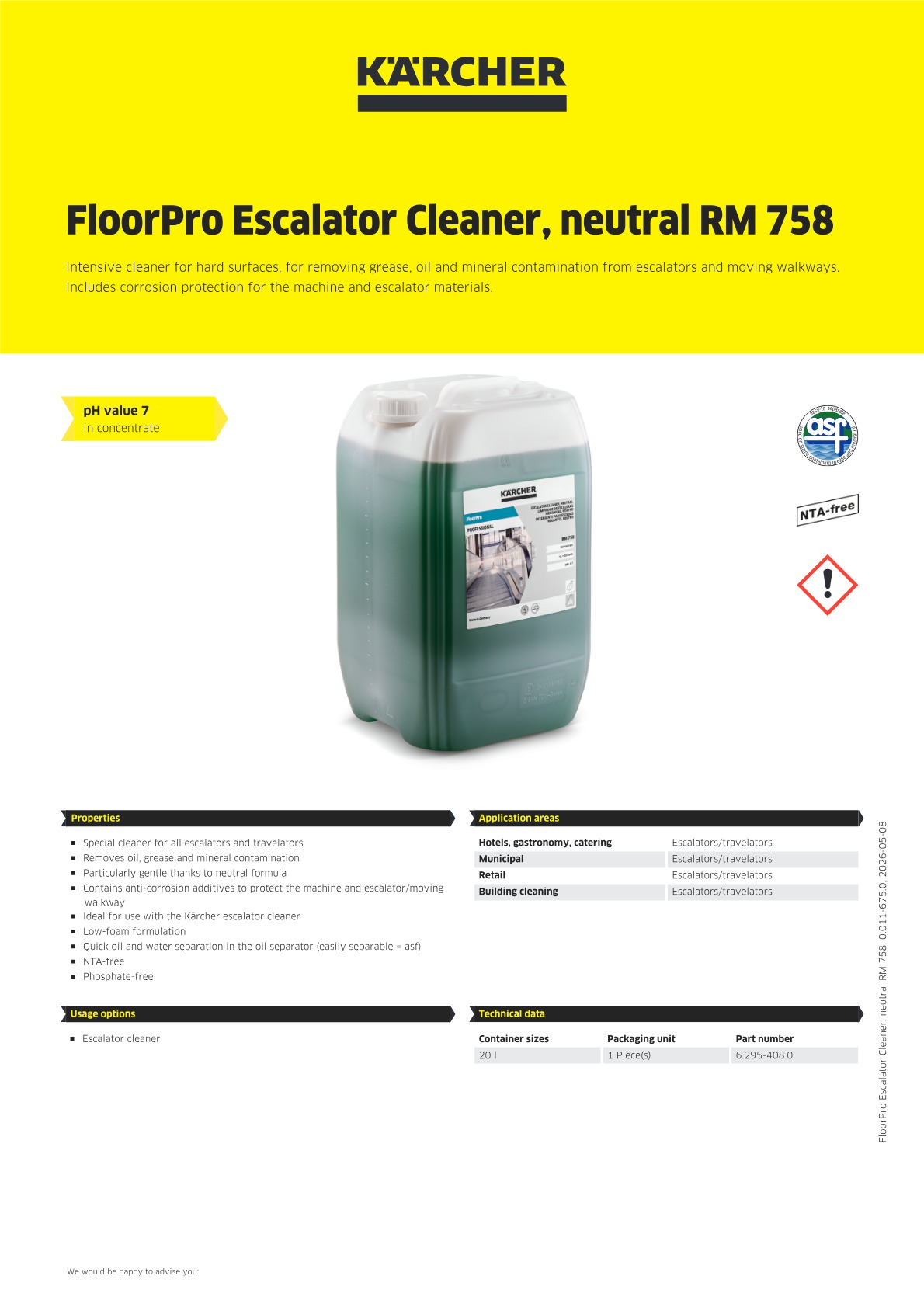 Product information