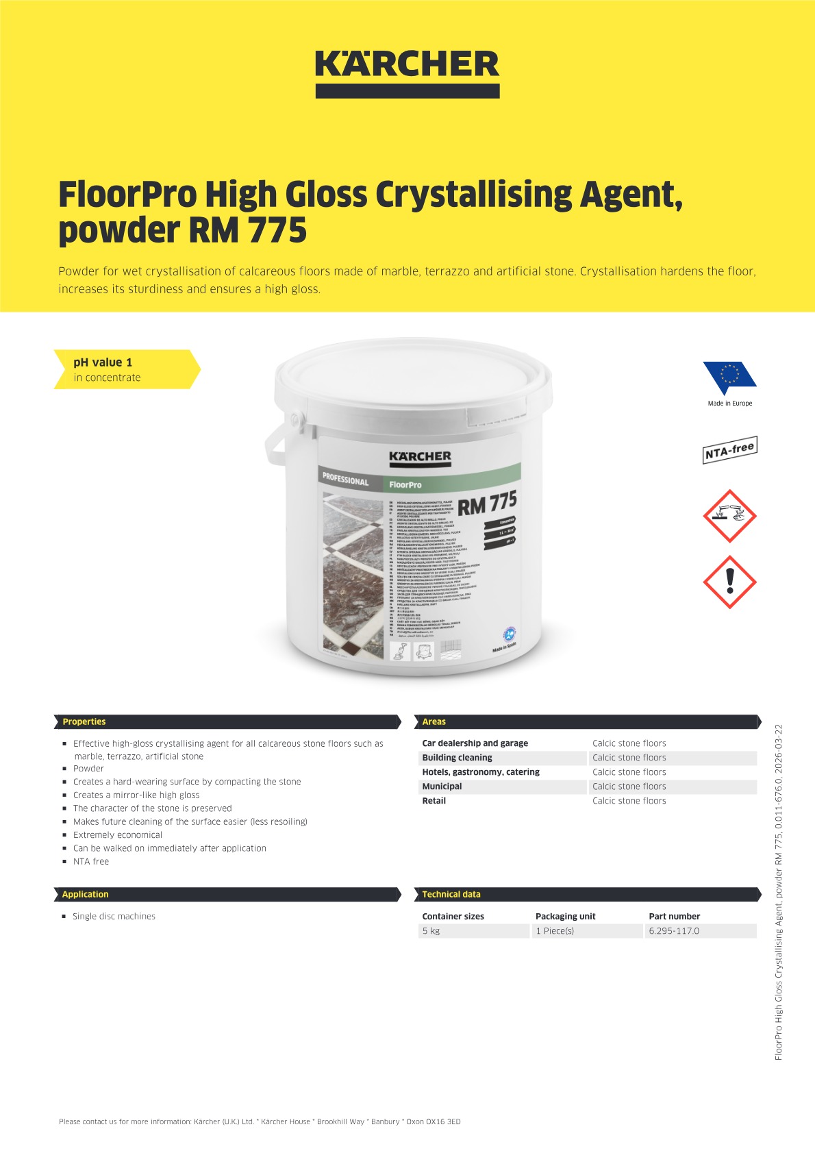 Product information