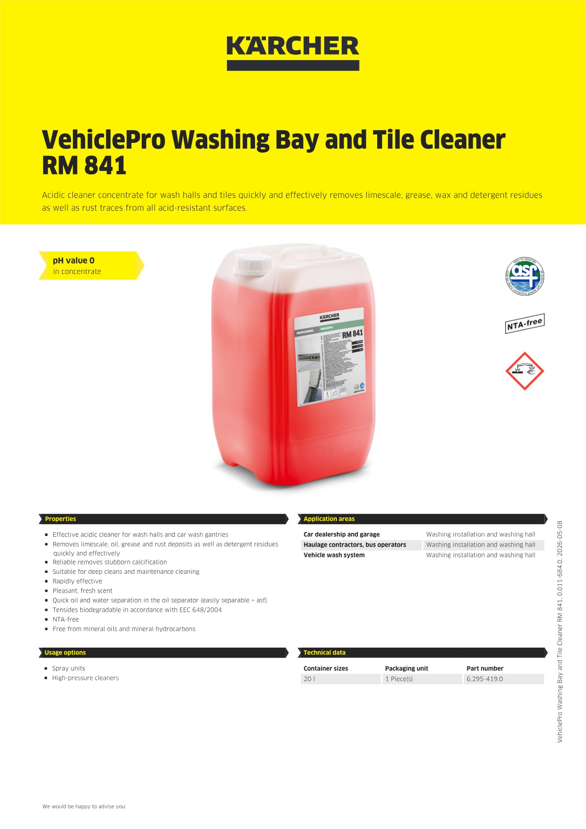 Product information