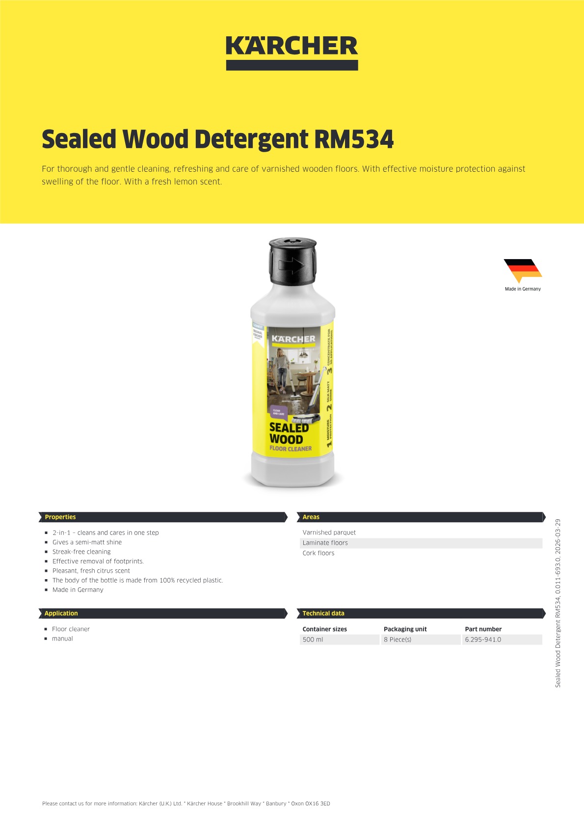 Product information