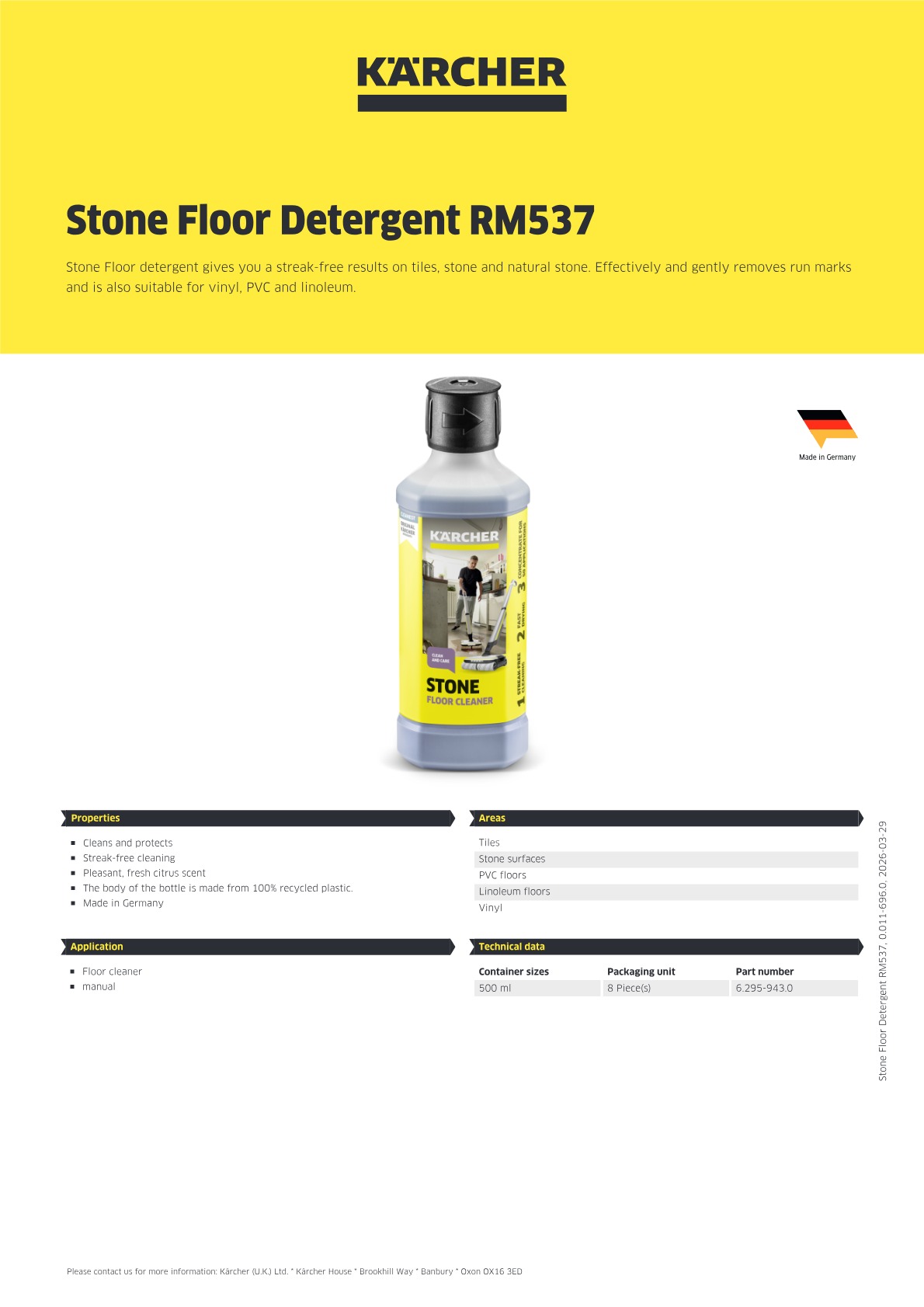 Product information