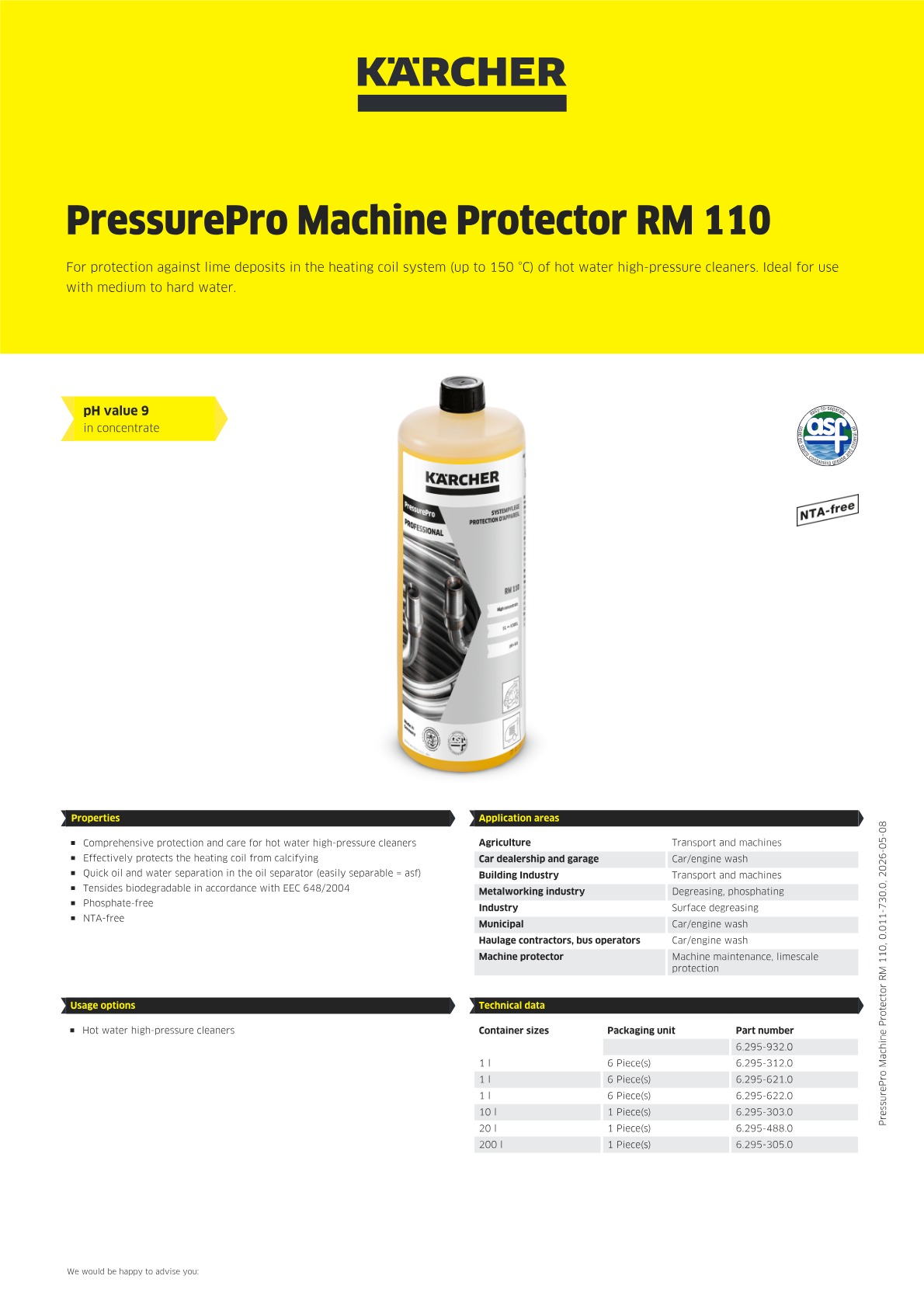 Product information