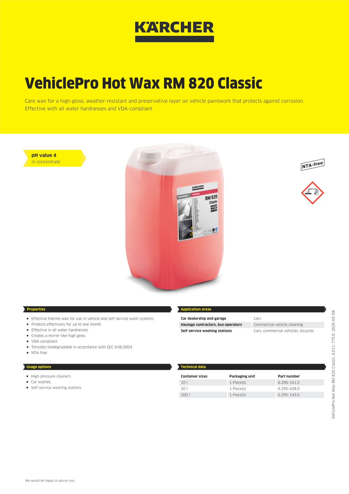 Product information