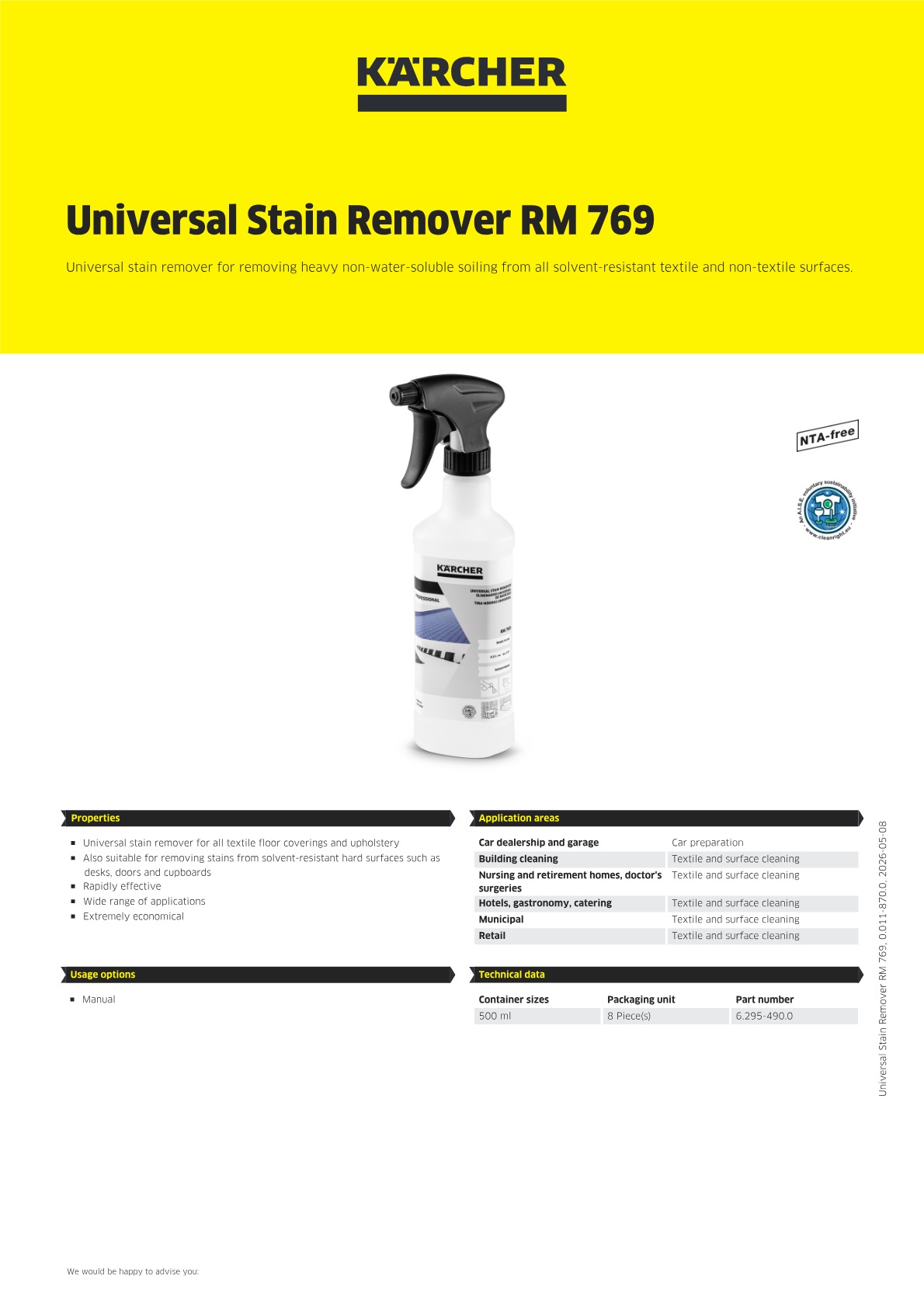 Product information