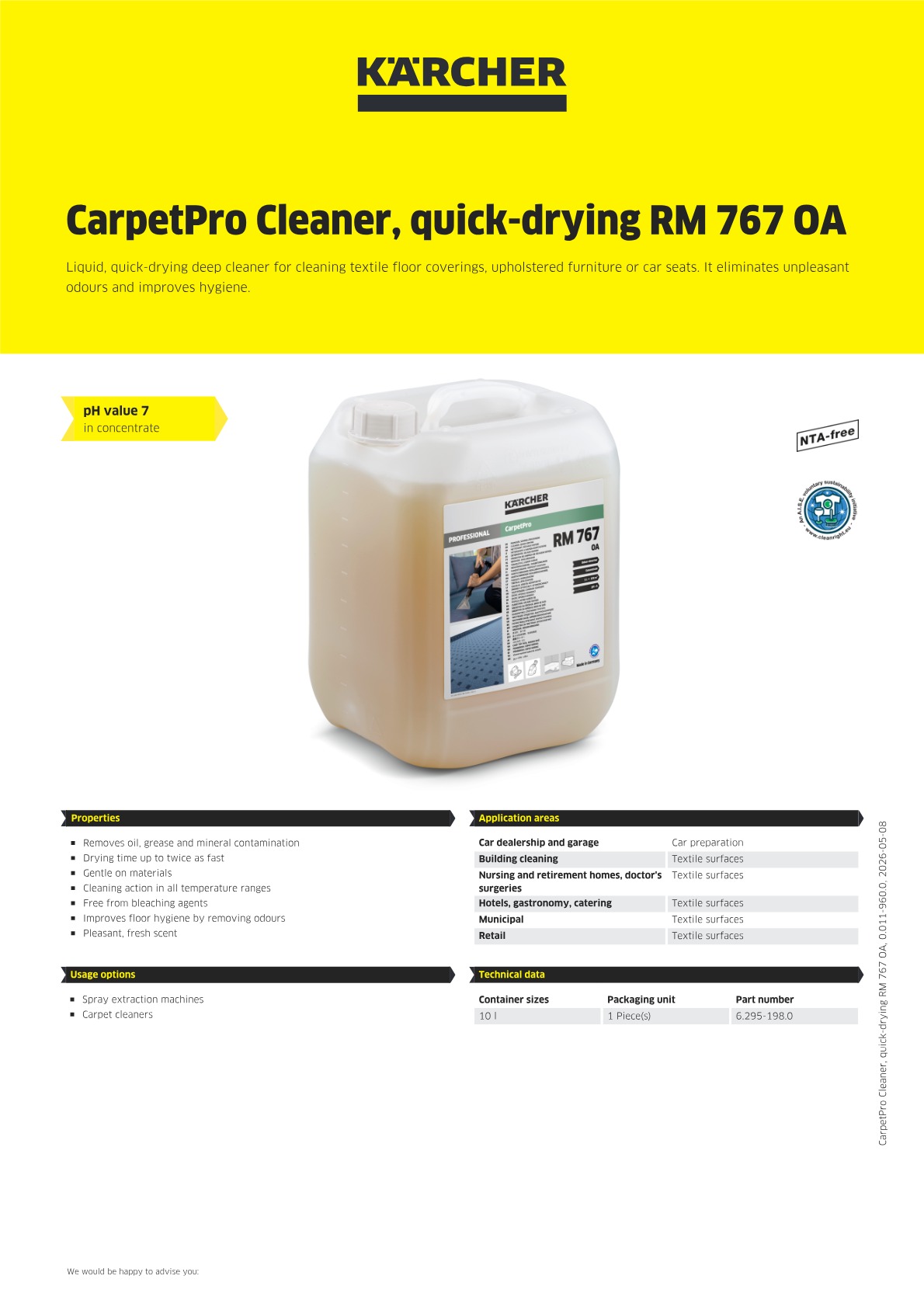 Product information