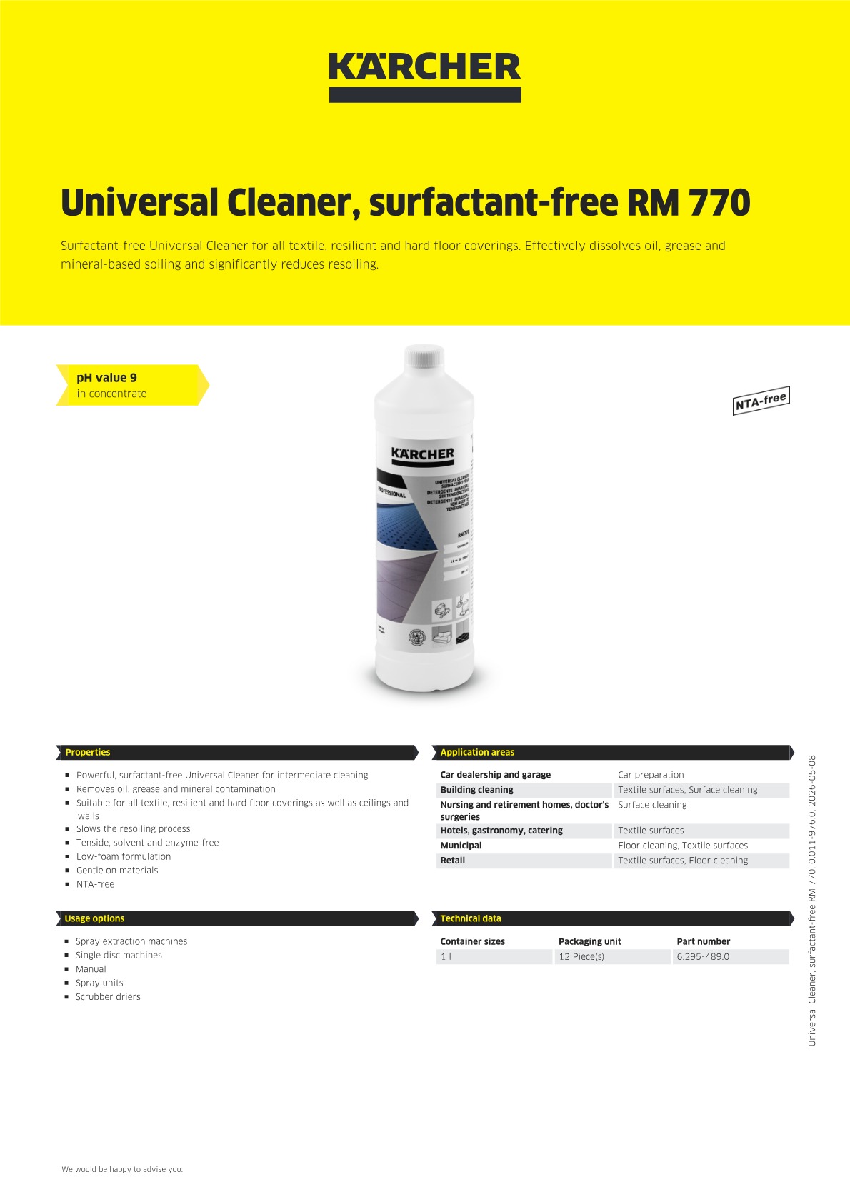 Product information