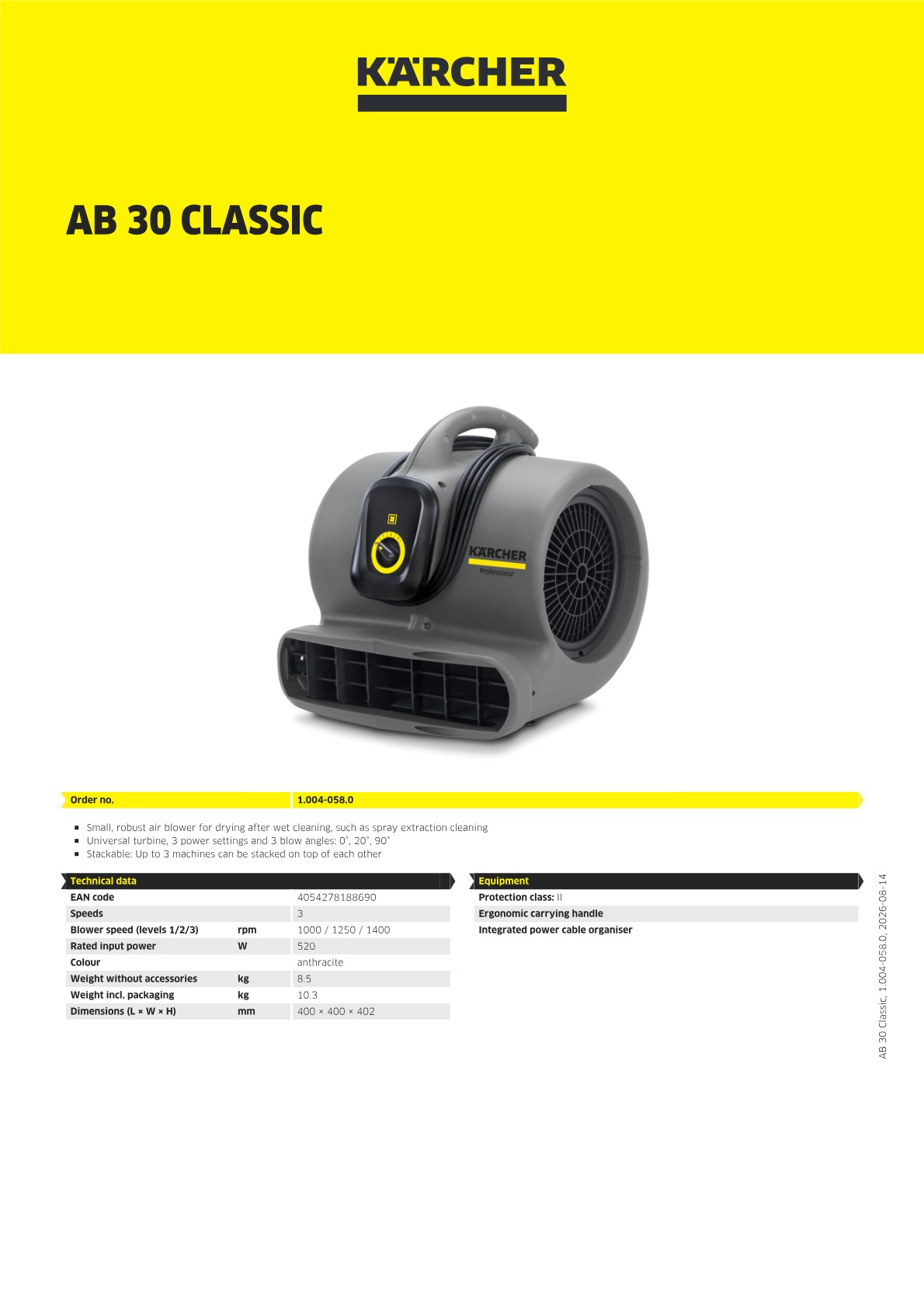 Product information