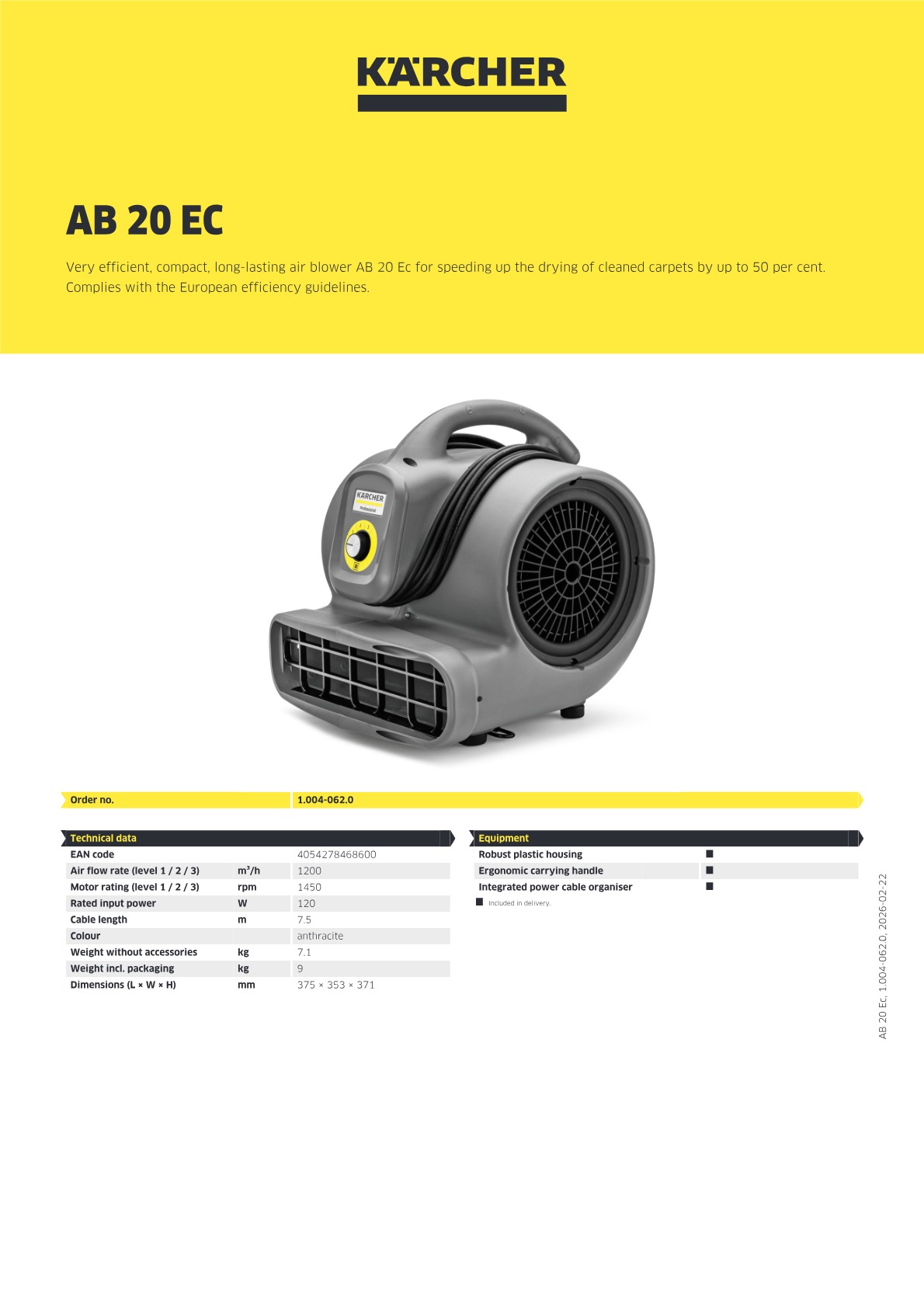 Product information