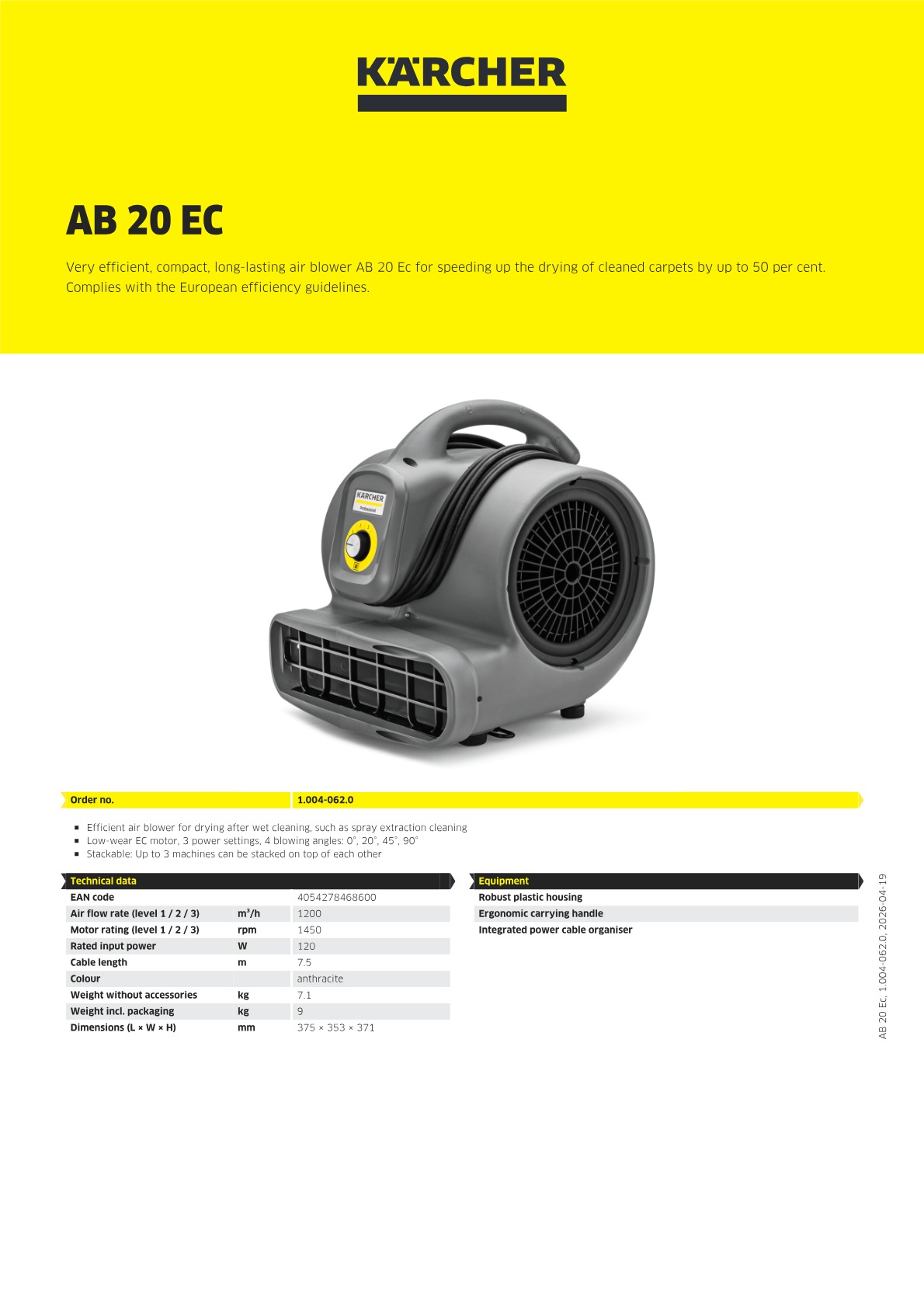 Product information