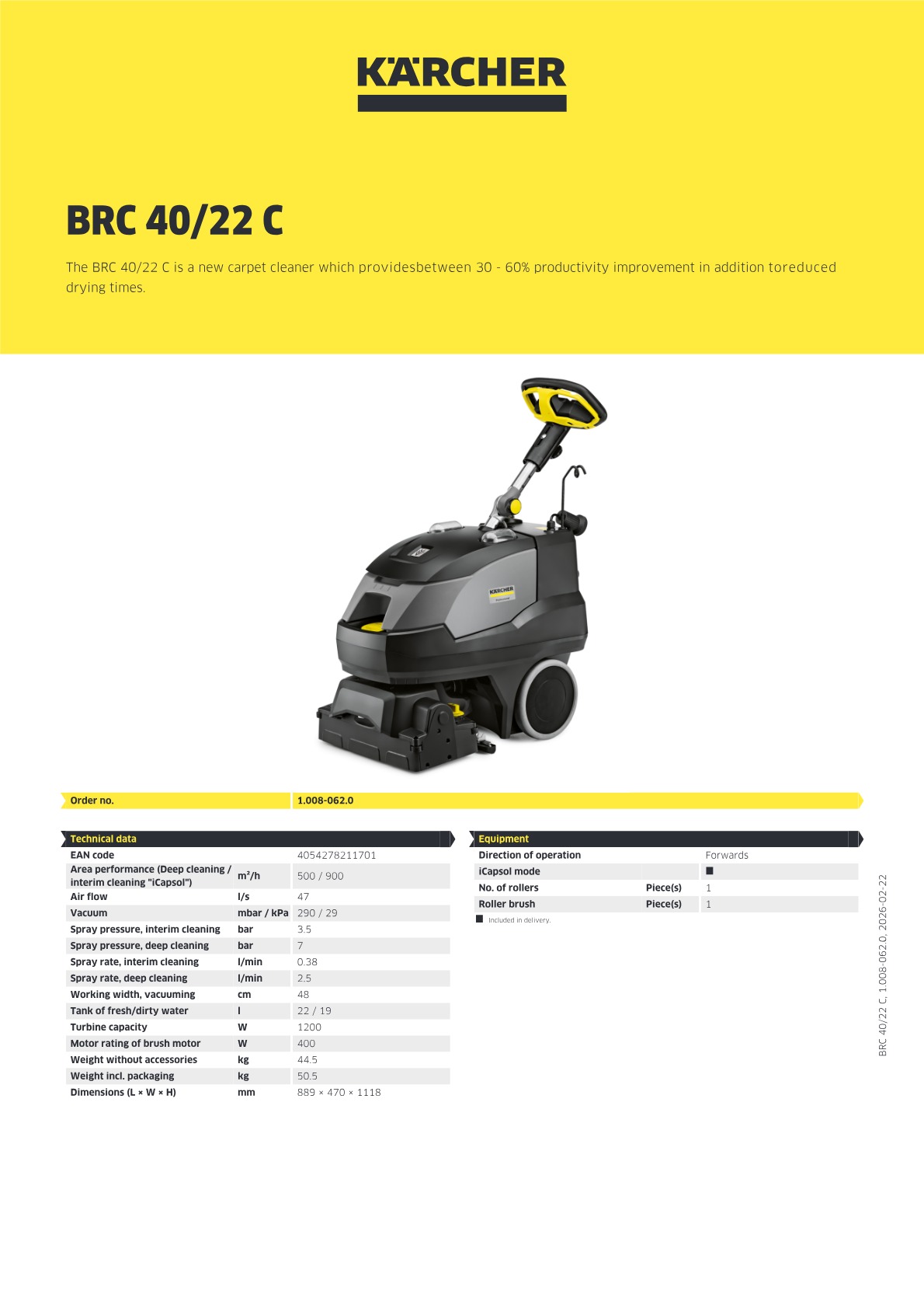 Product information