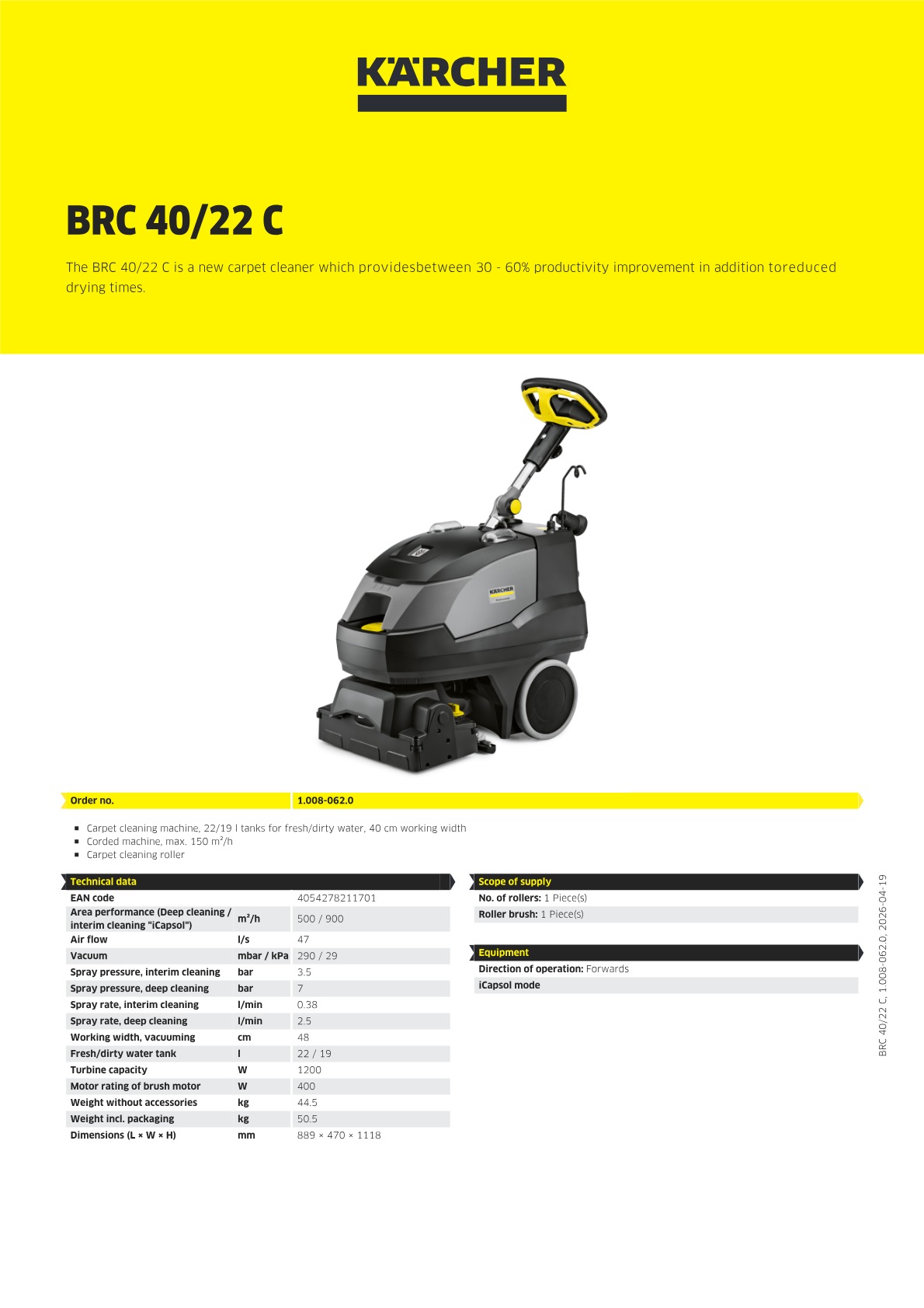 Product information