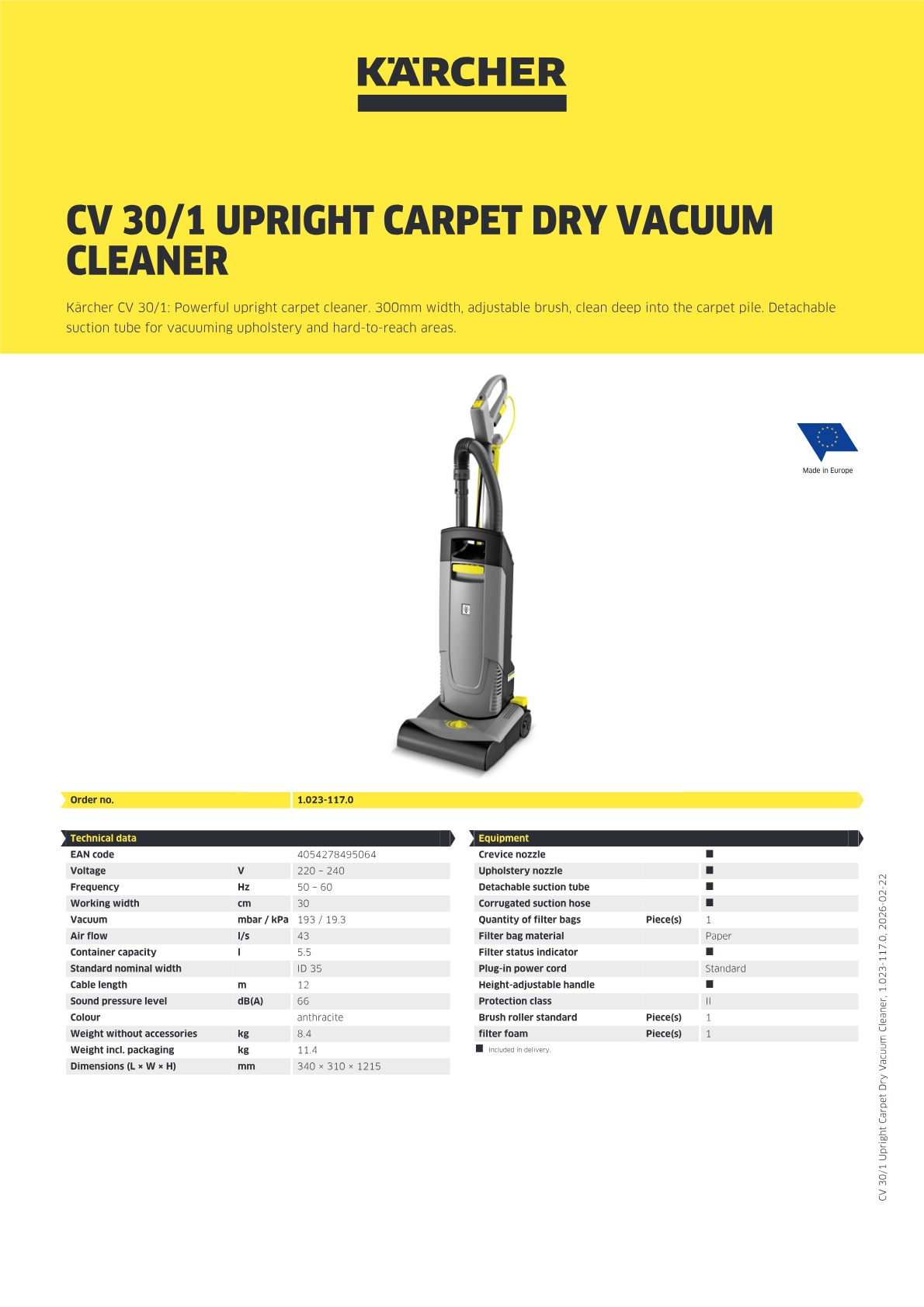 Product information