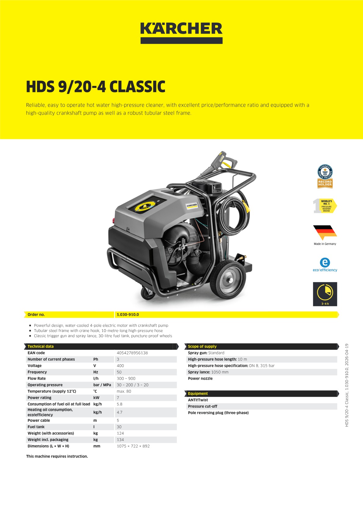 Product information