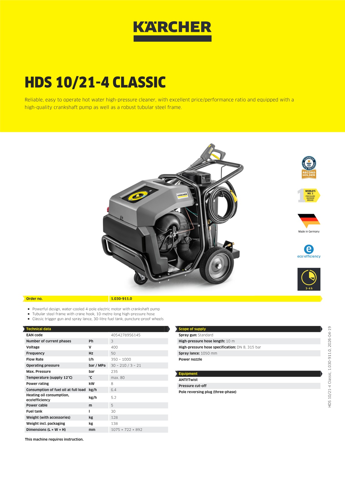 Product information