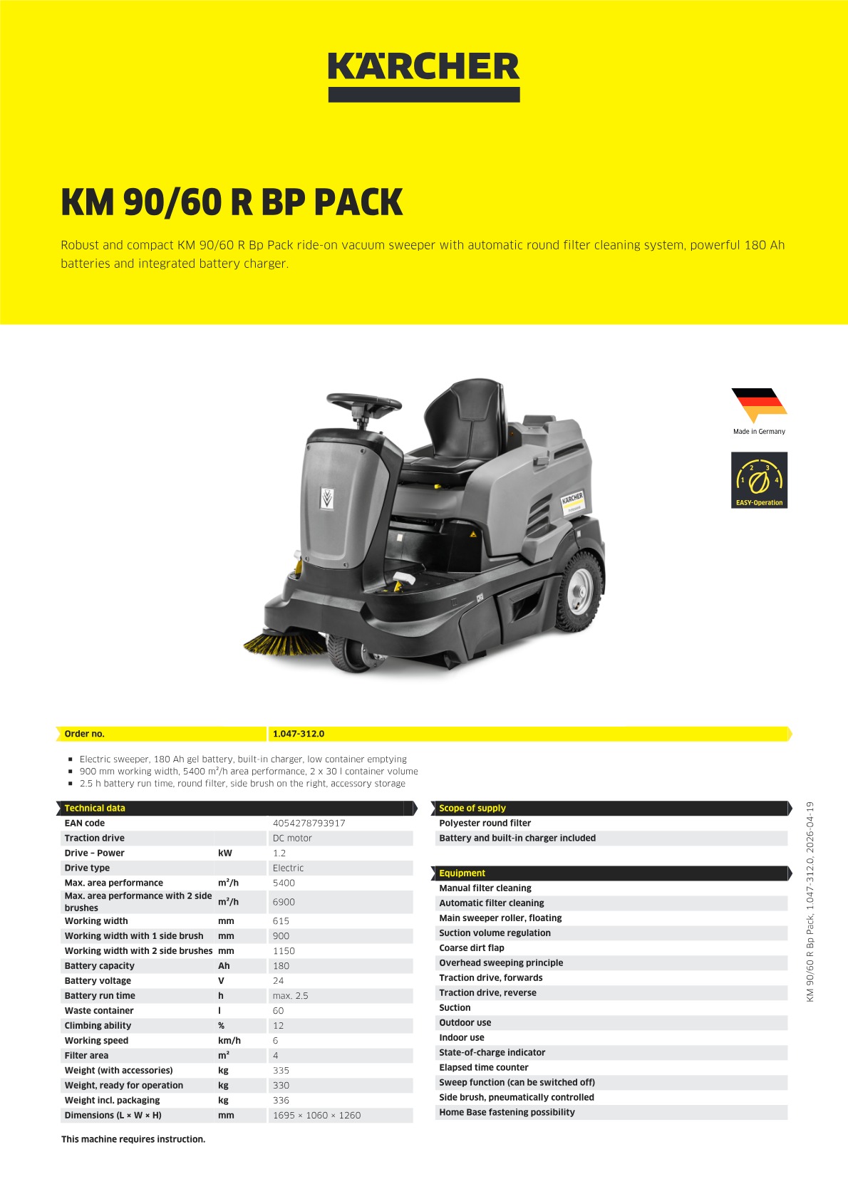 Product information
