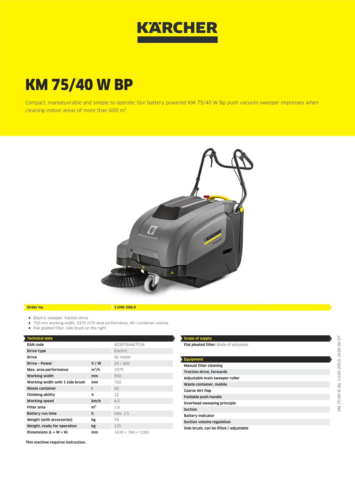 Product information