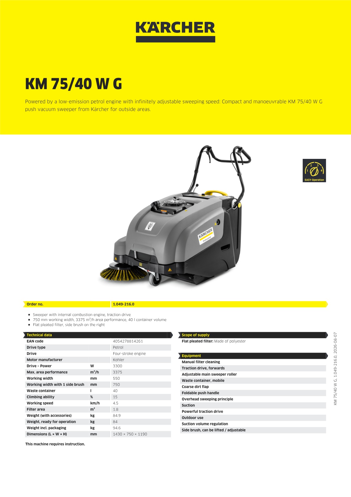 Product information