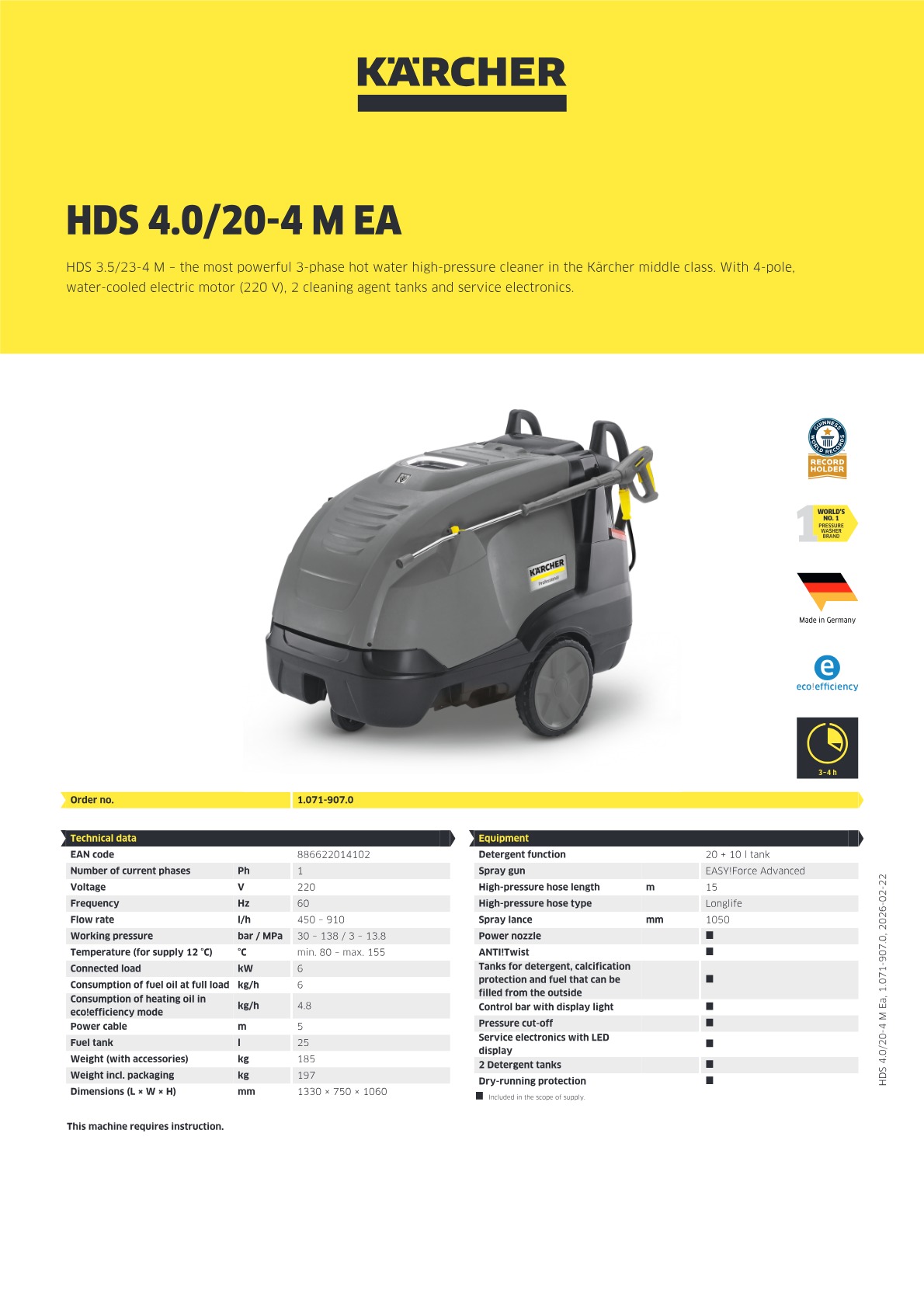 Product information
