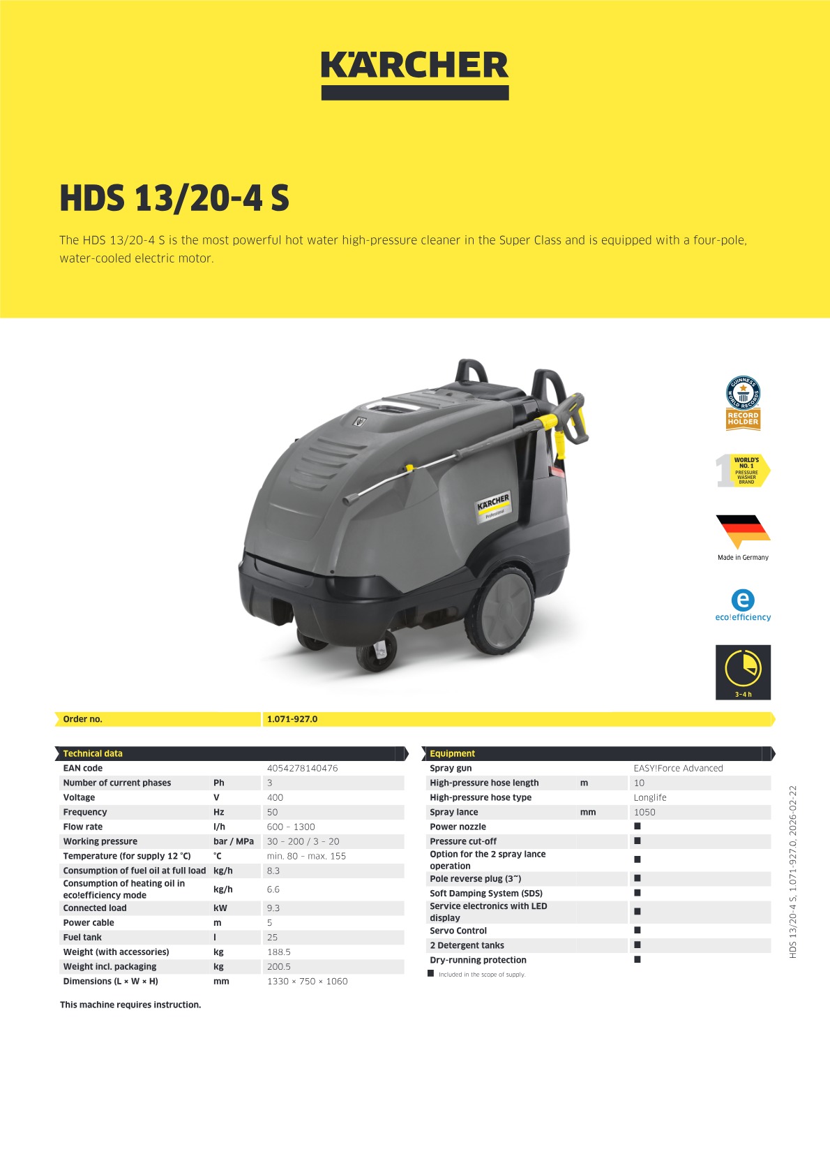 Product information