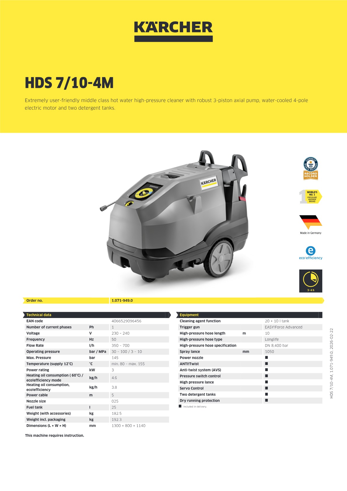 Product information