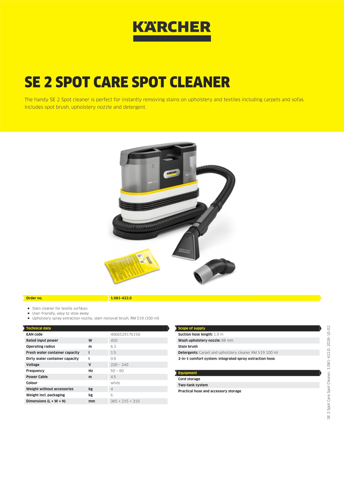 Product information