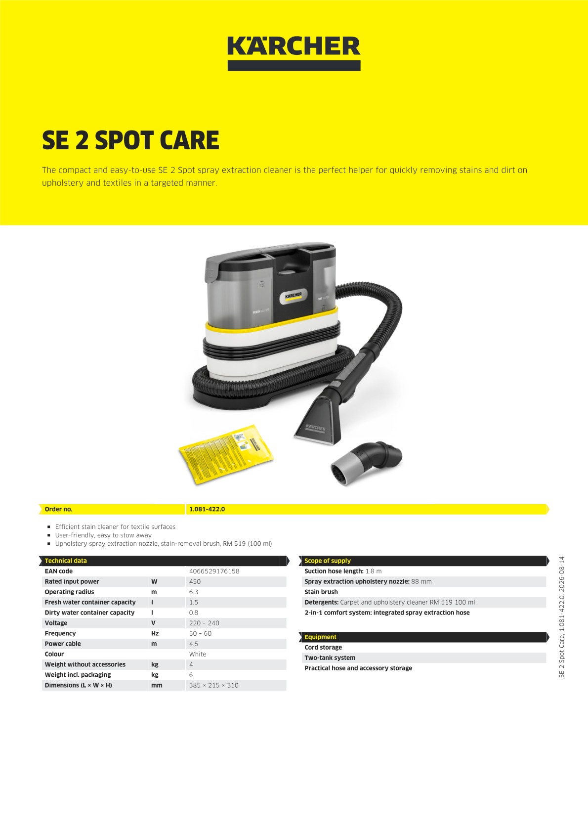 Product information
