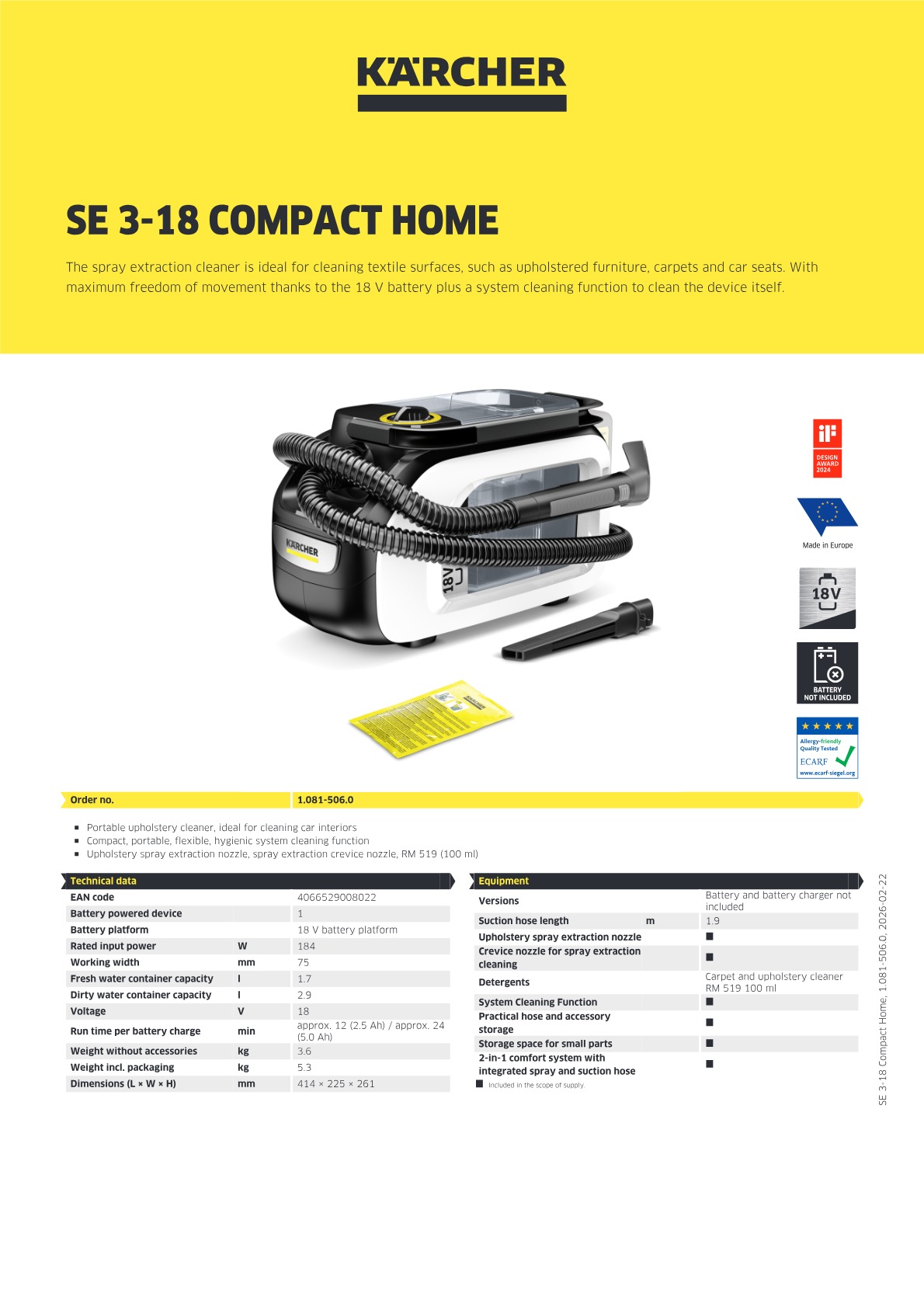 Product information