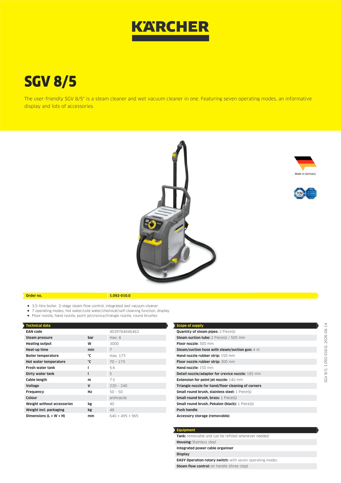 Product information