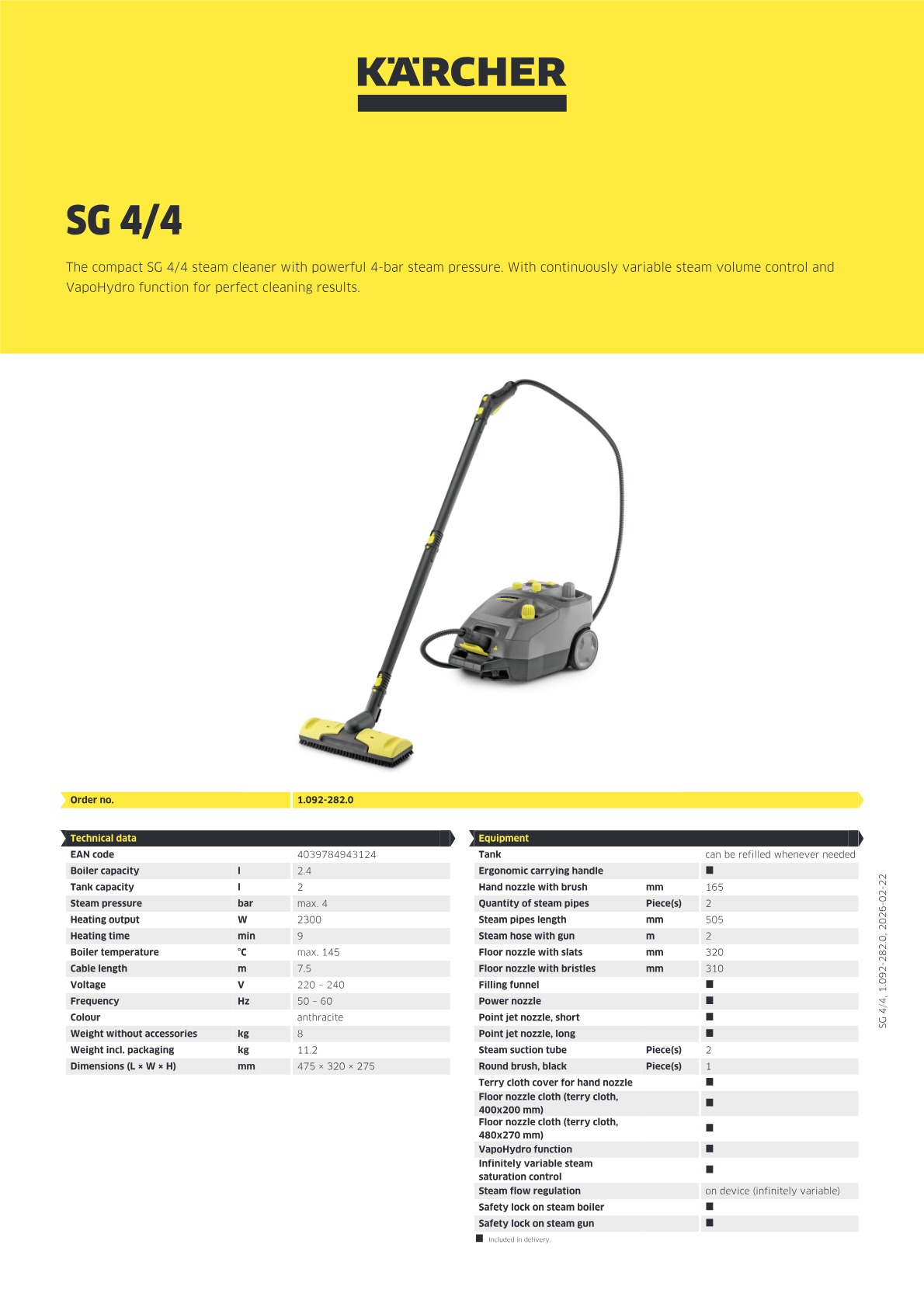 Product information
