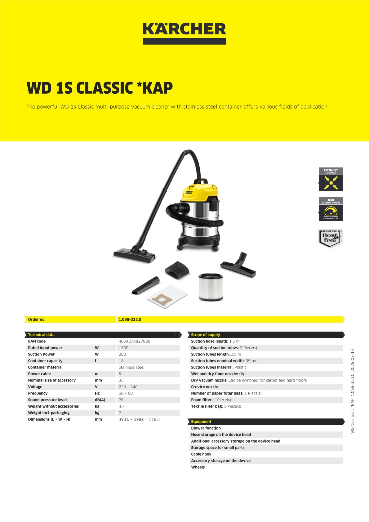 Product information