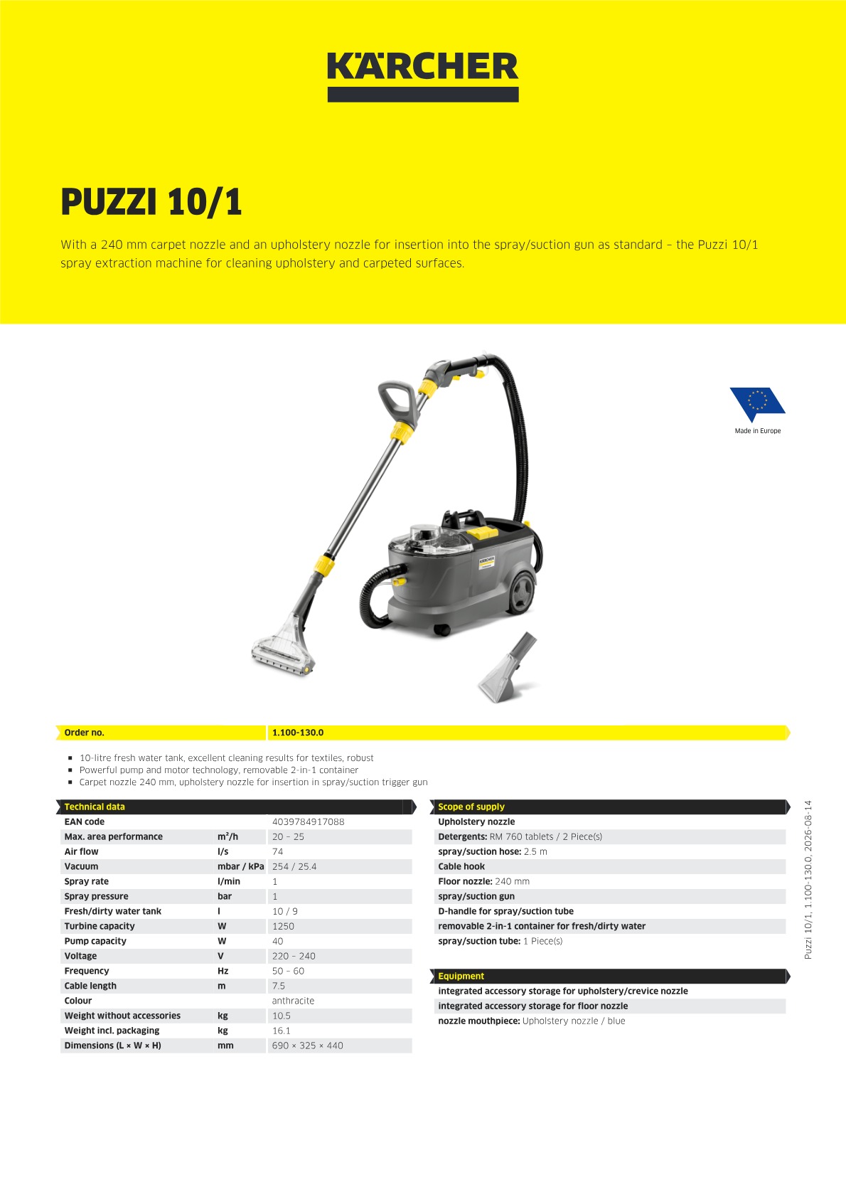 Product information