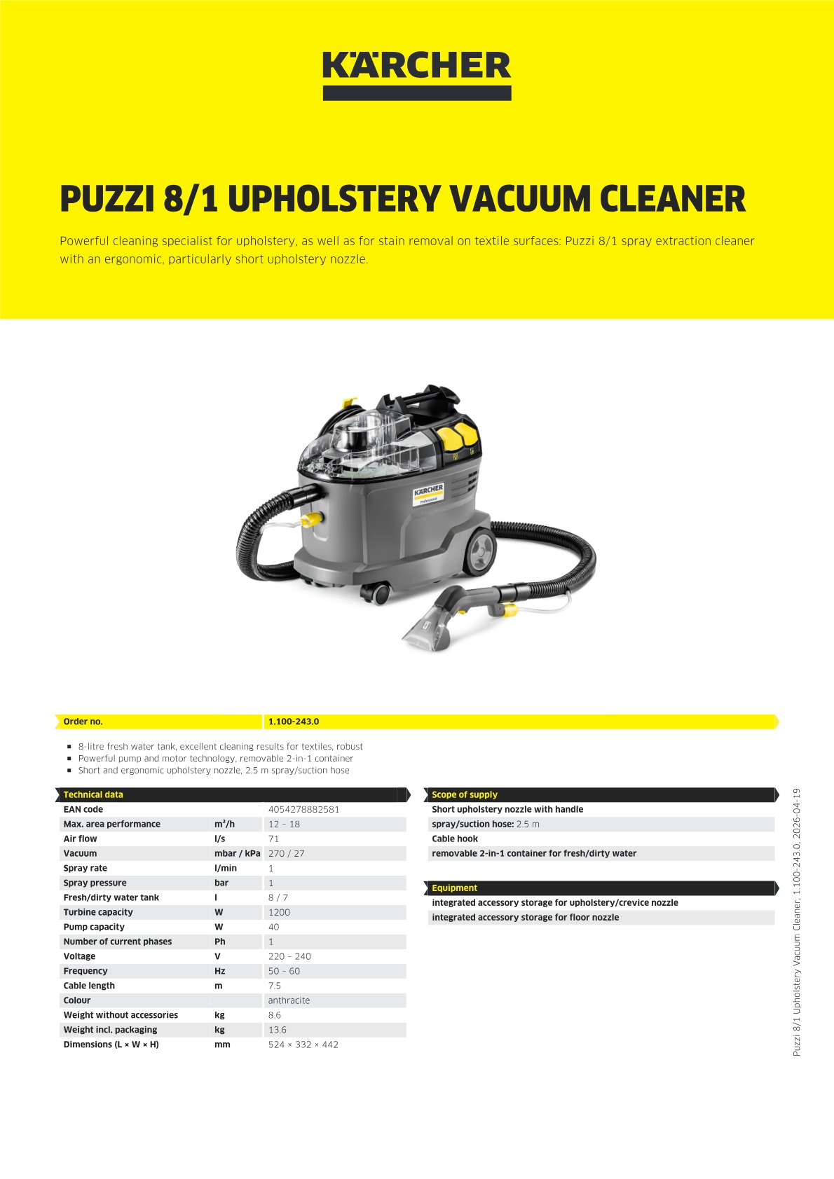 Product information