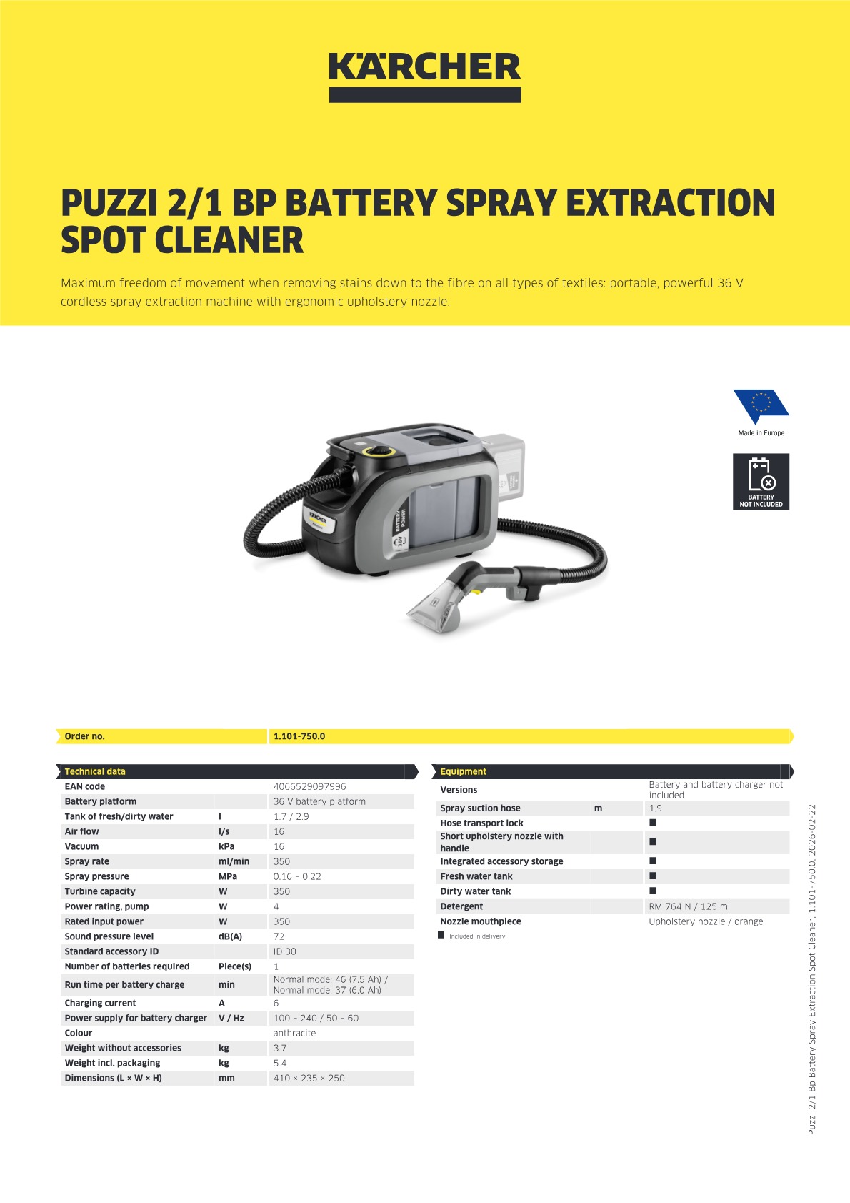 Product information