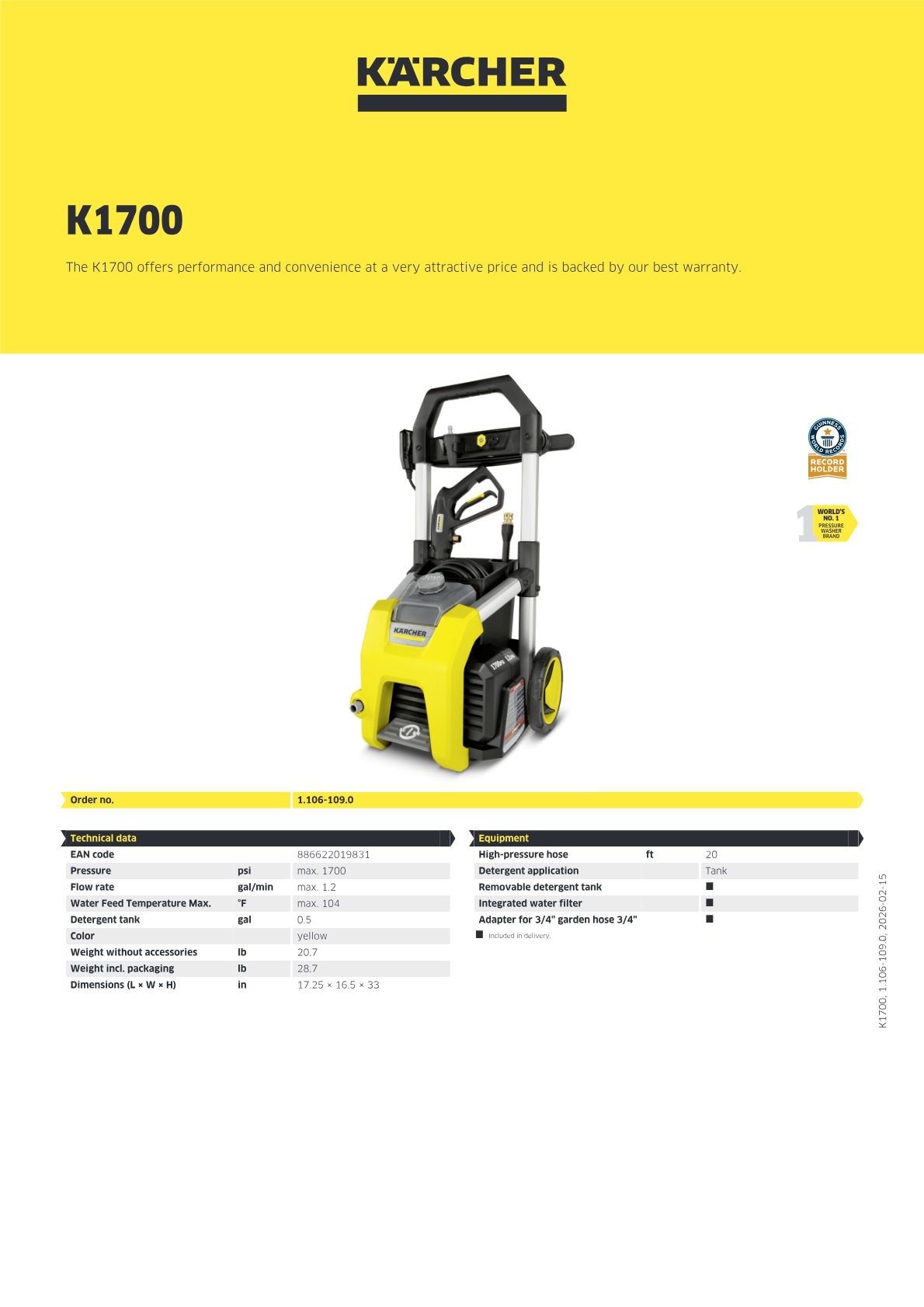 Product information