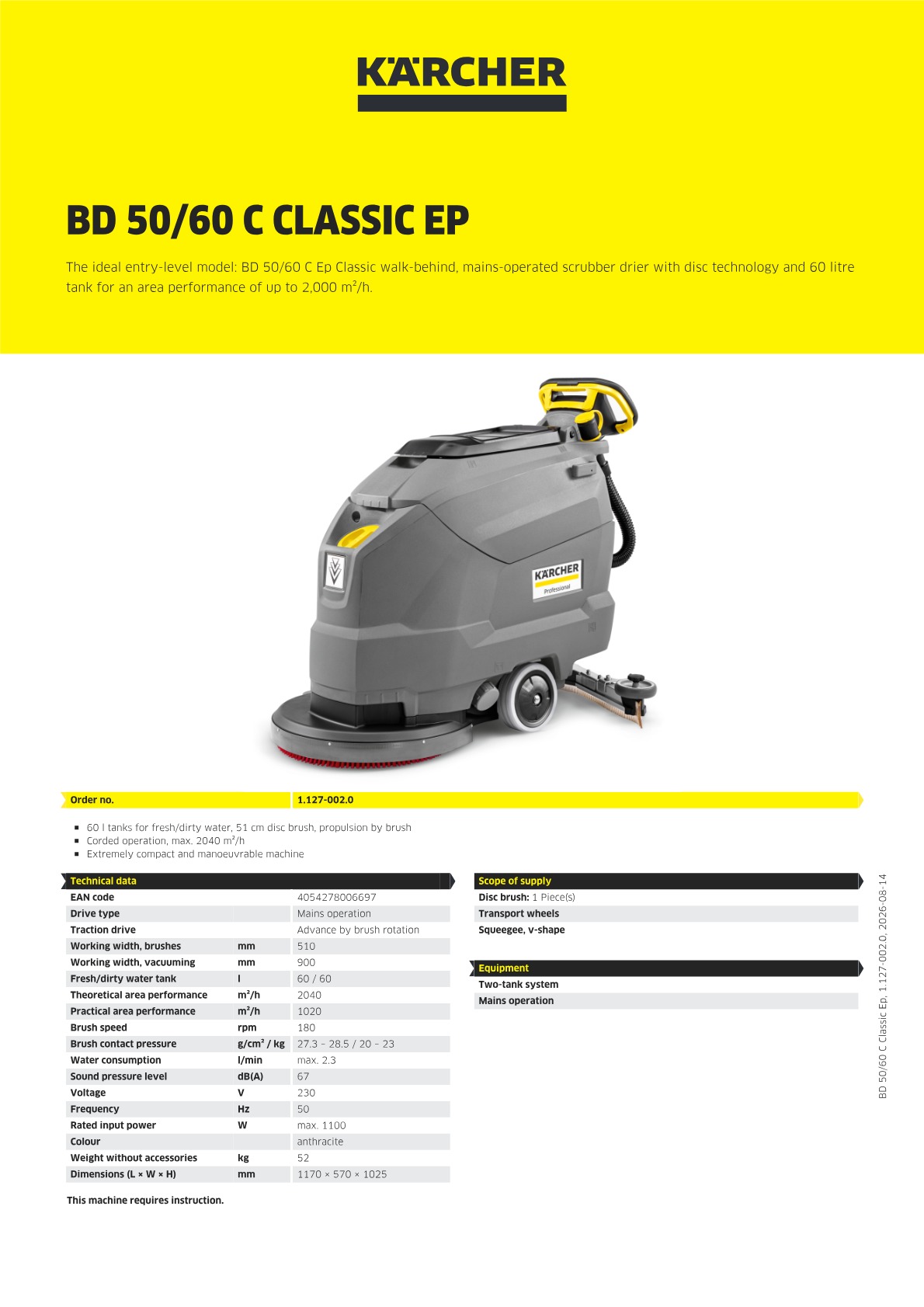 Product information