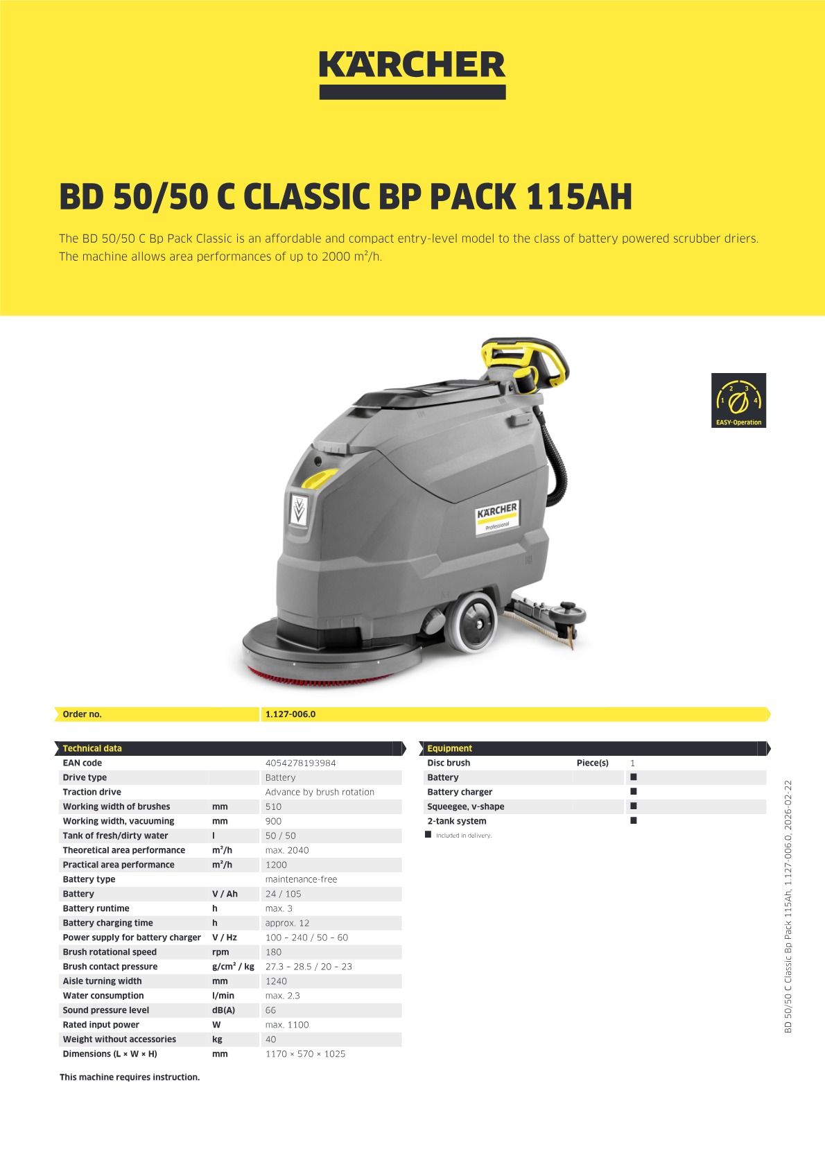 Product information
