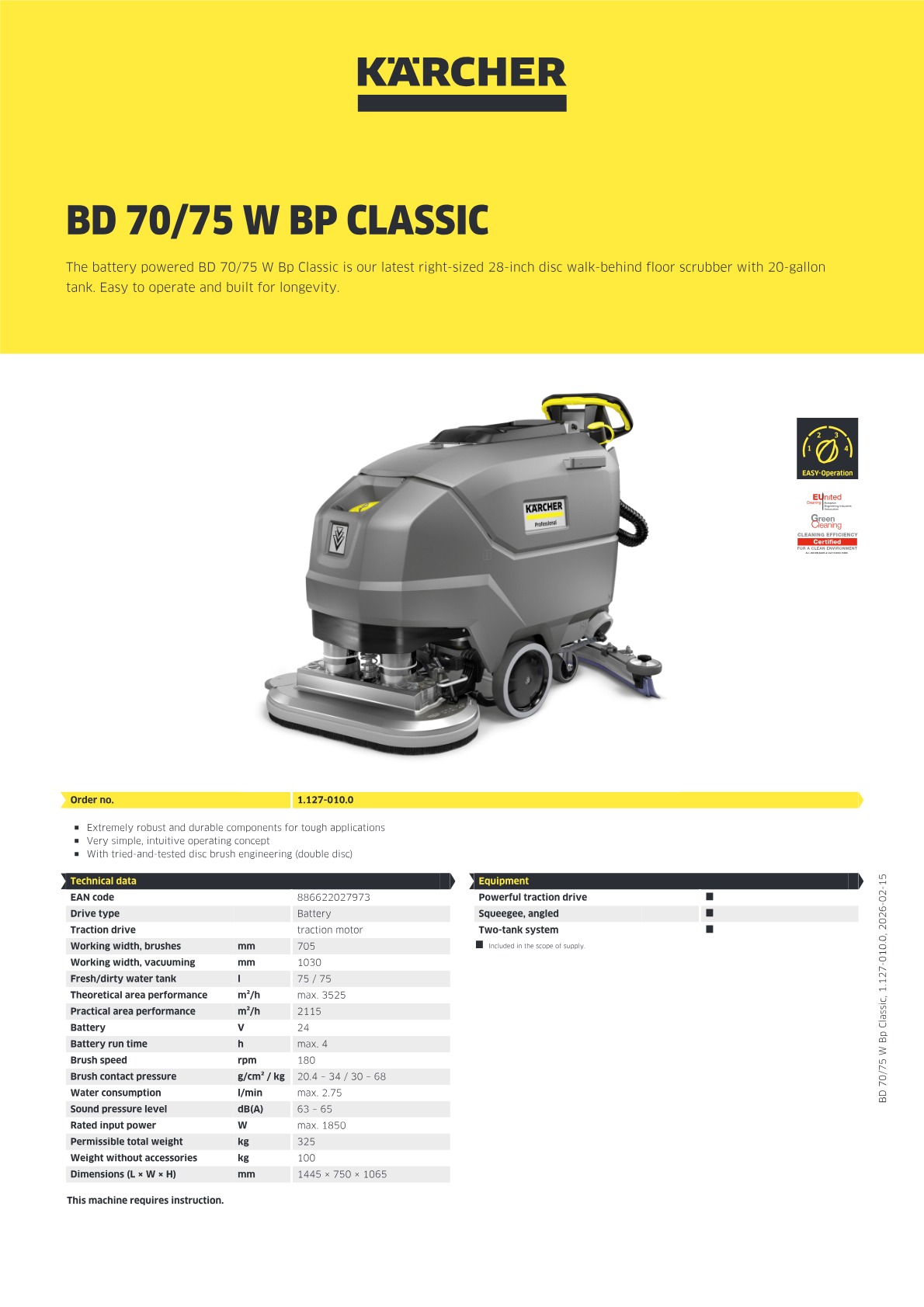 Product information