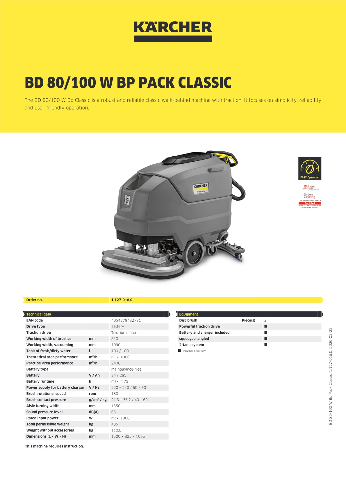 Product information