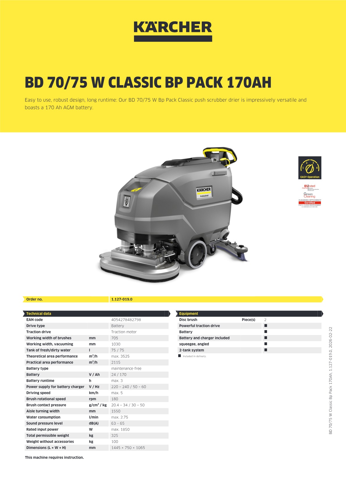 Product information