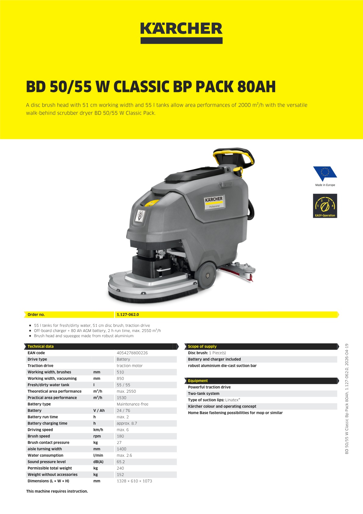 Product information