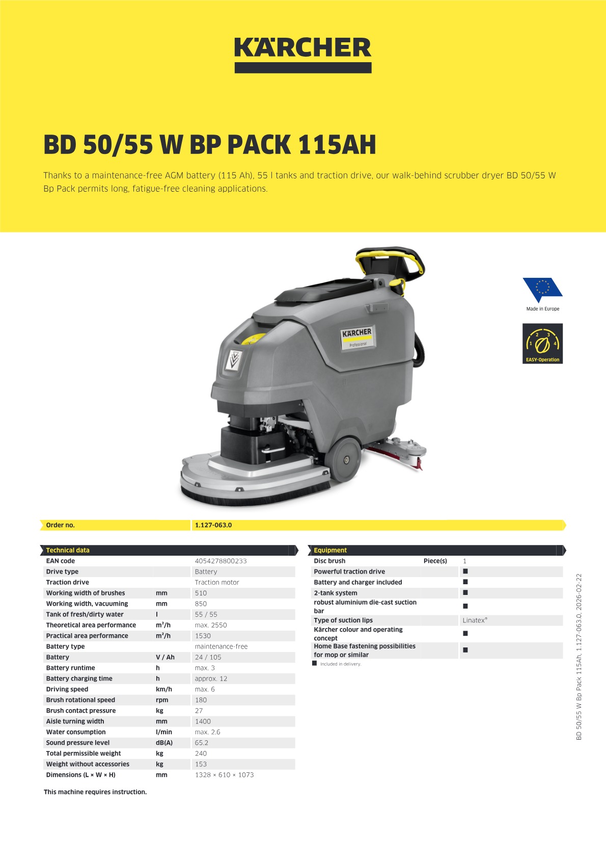 Product information