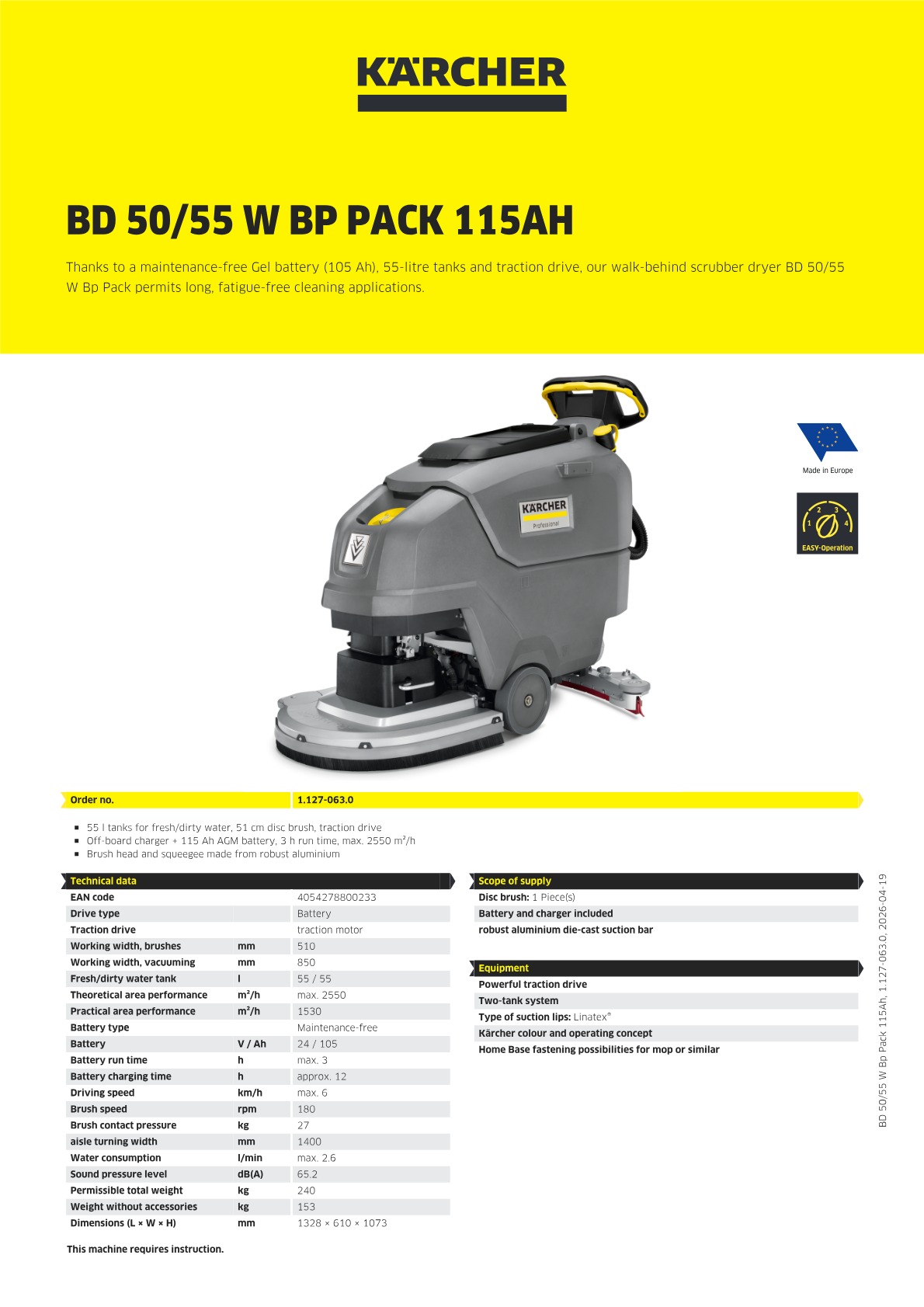 Product information