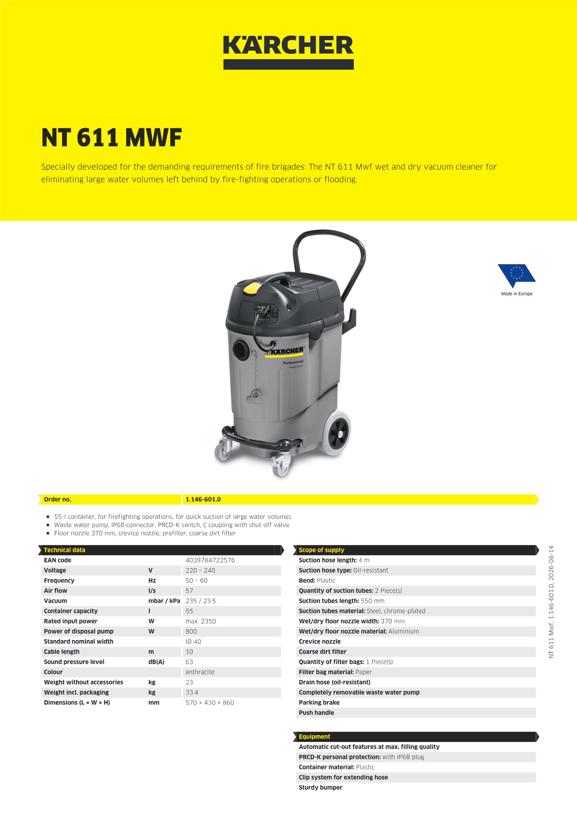 Product information