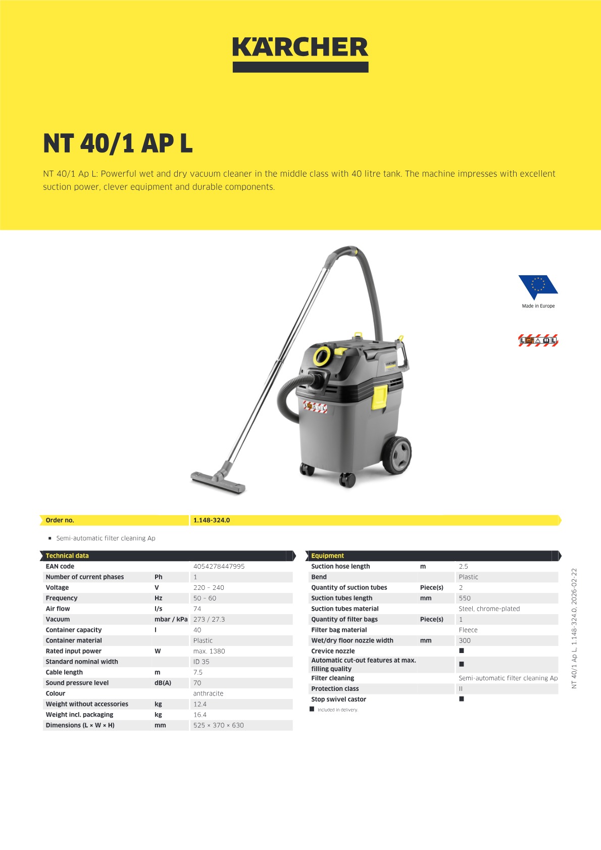 Product information