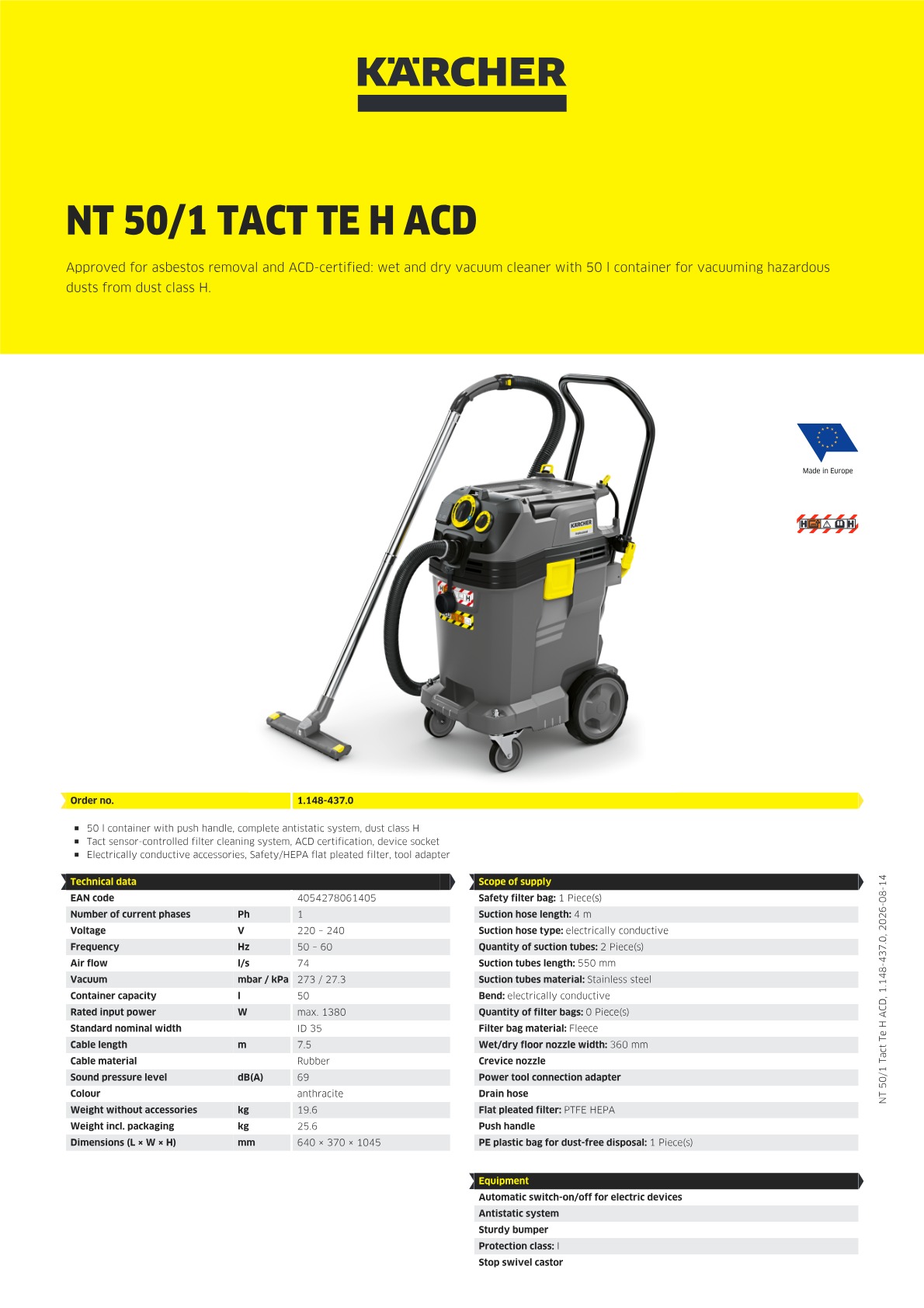 Product information
