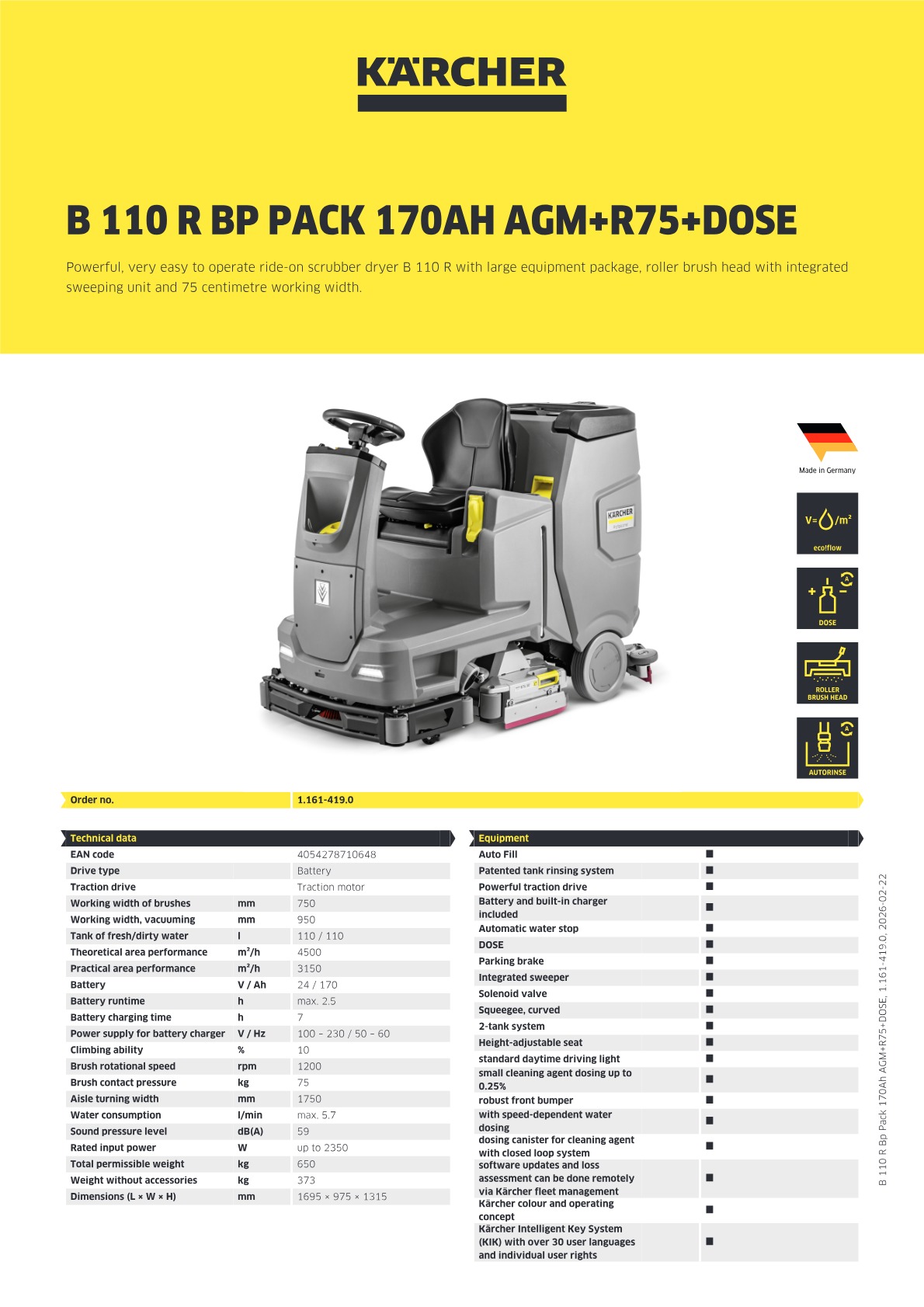 Product information