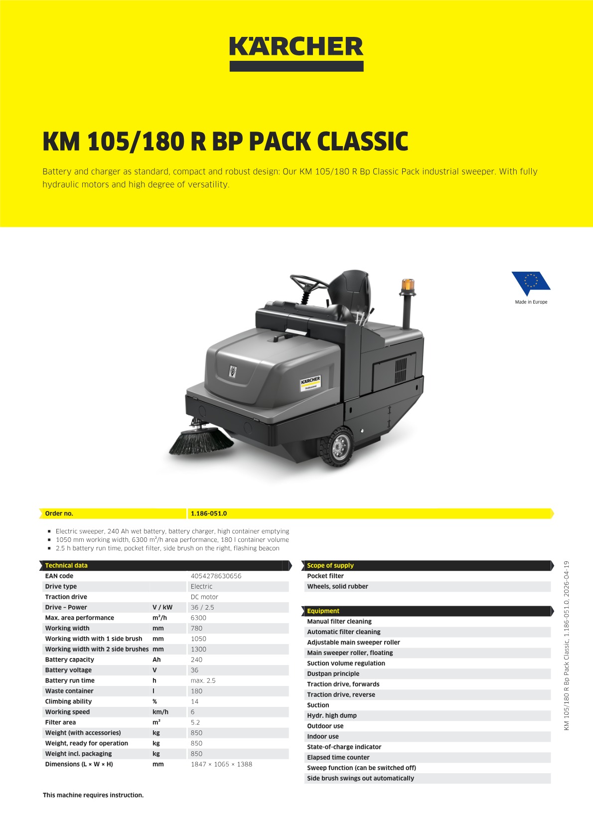Product information