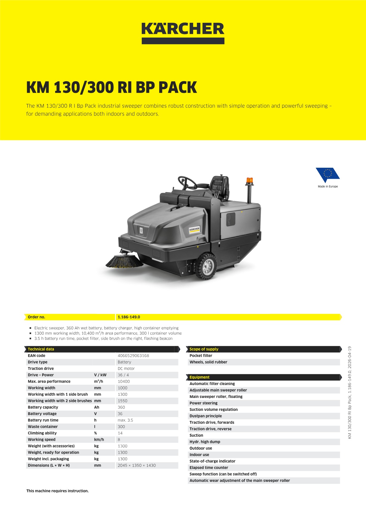 Product information