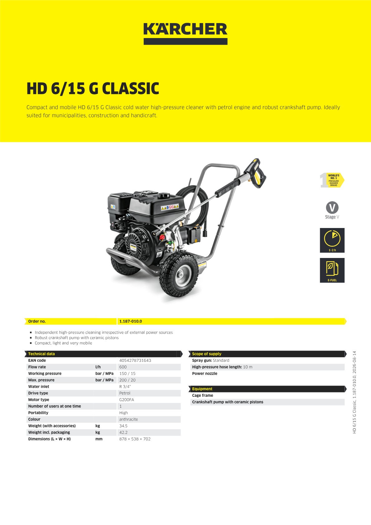 Product information