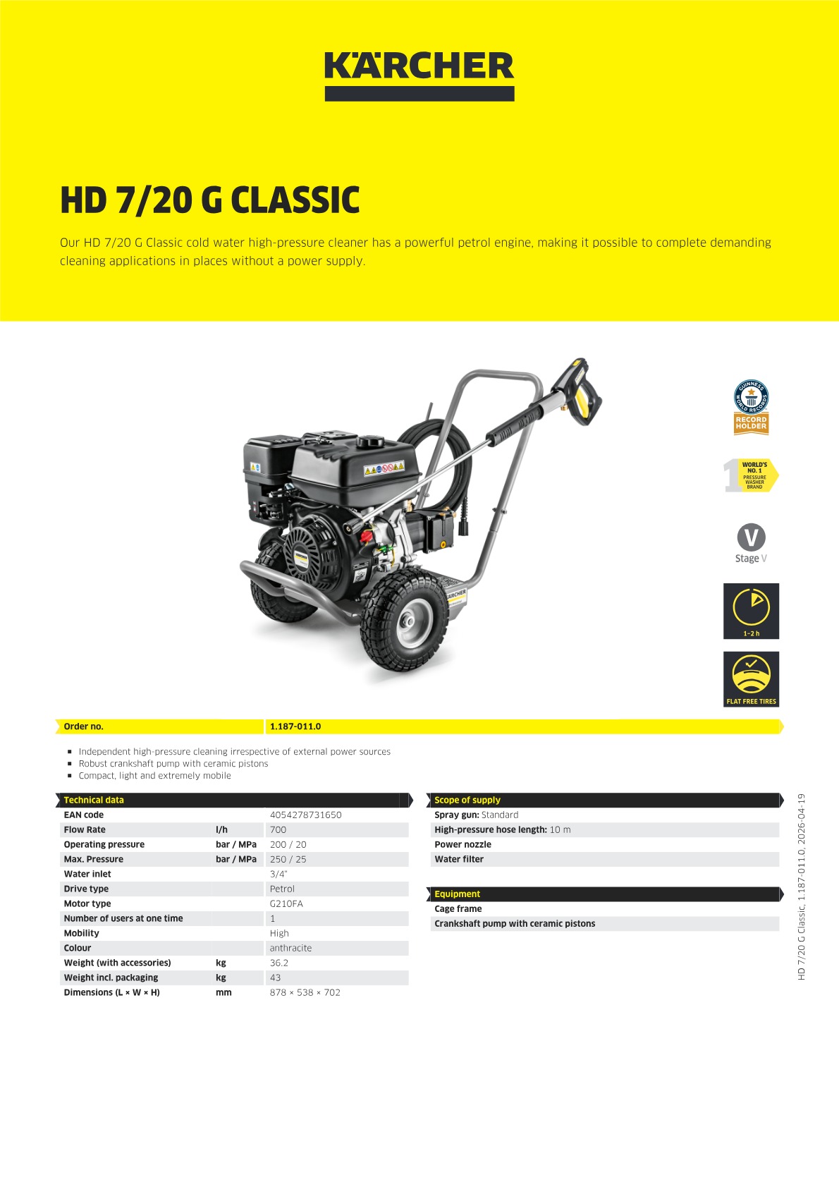 Product information